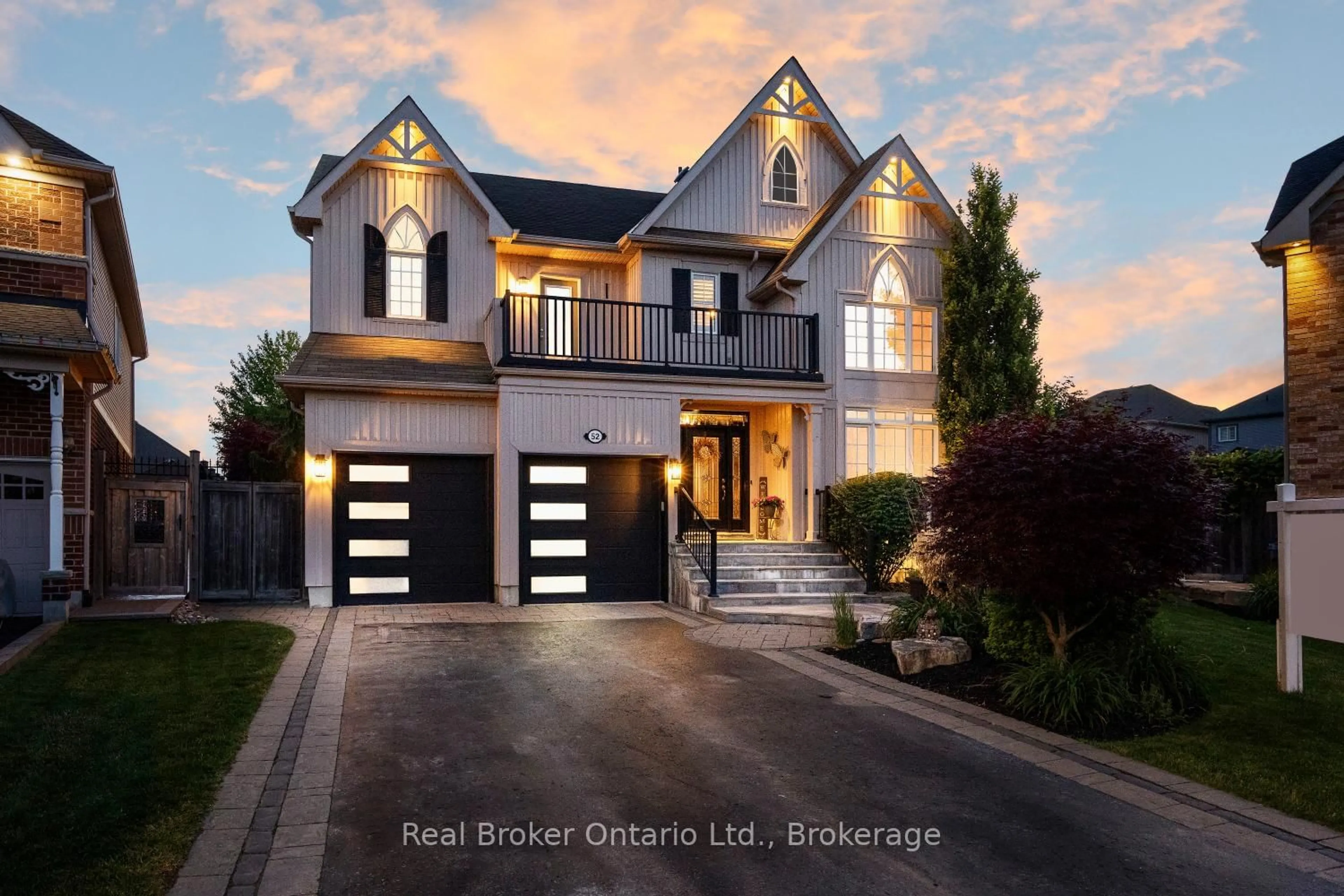 Home with brick exterior material, street for 52 Brough Crt, Clarington Ontario L1C 0B7