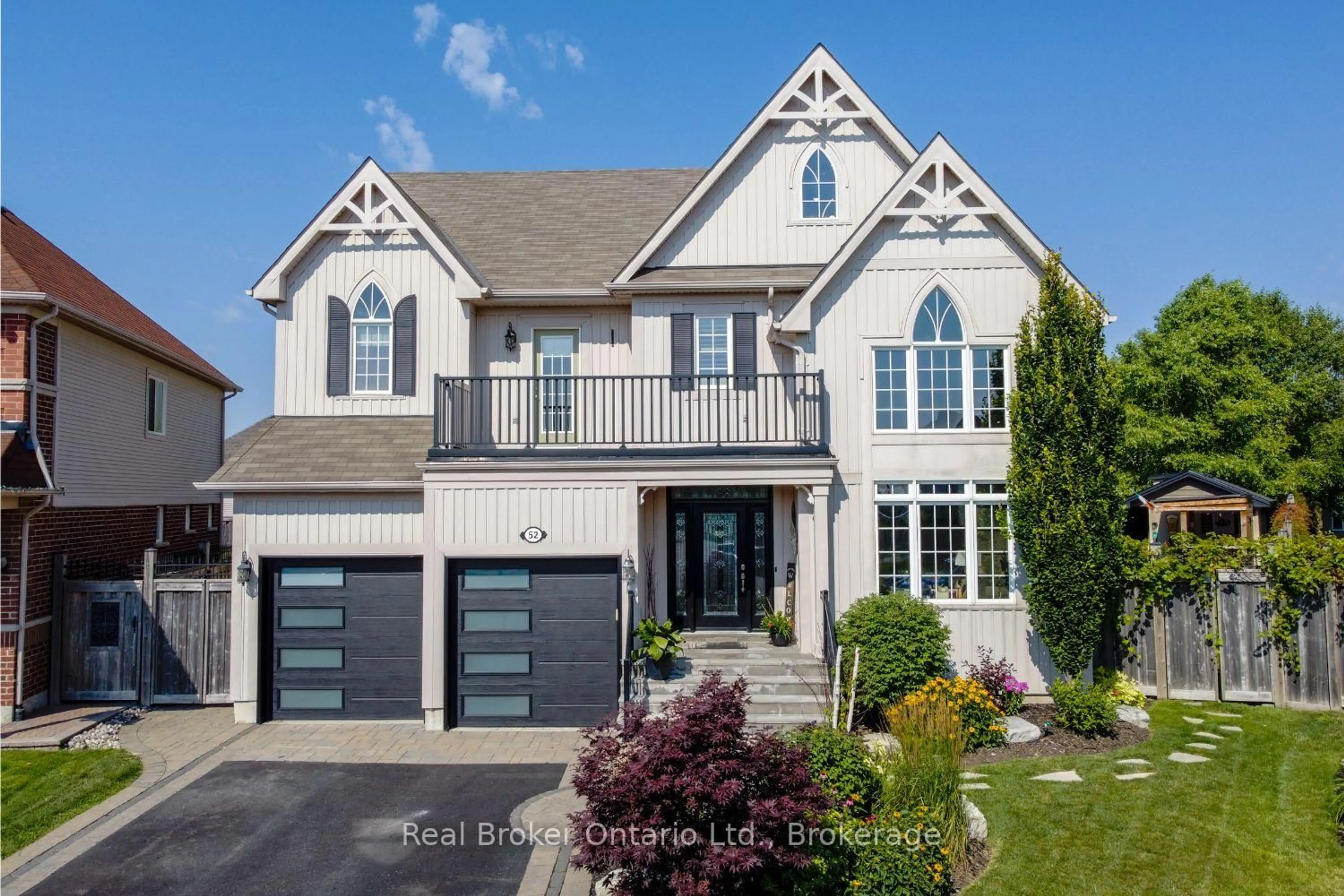 Home with brick exterior material, street for 52 Brough Crt, Clarington Ontario L1C 0B7