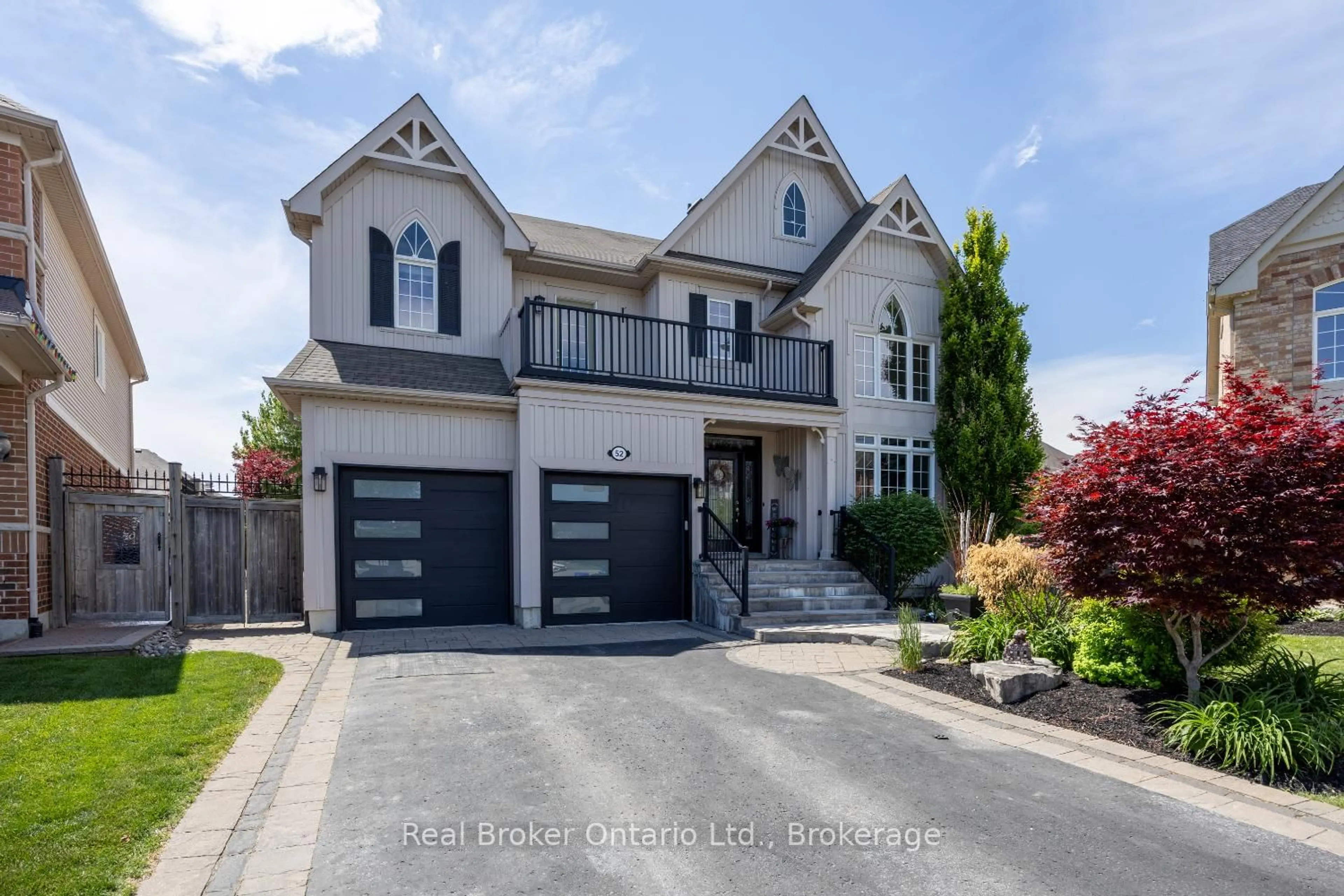 Home with brick exterior material, street for 52 Brough Crt, Clarington Ontario L1C 0B7