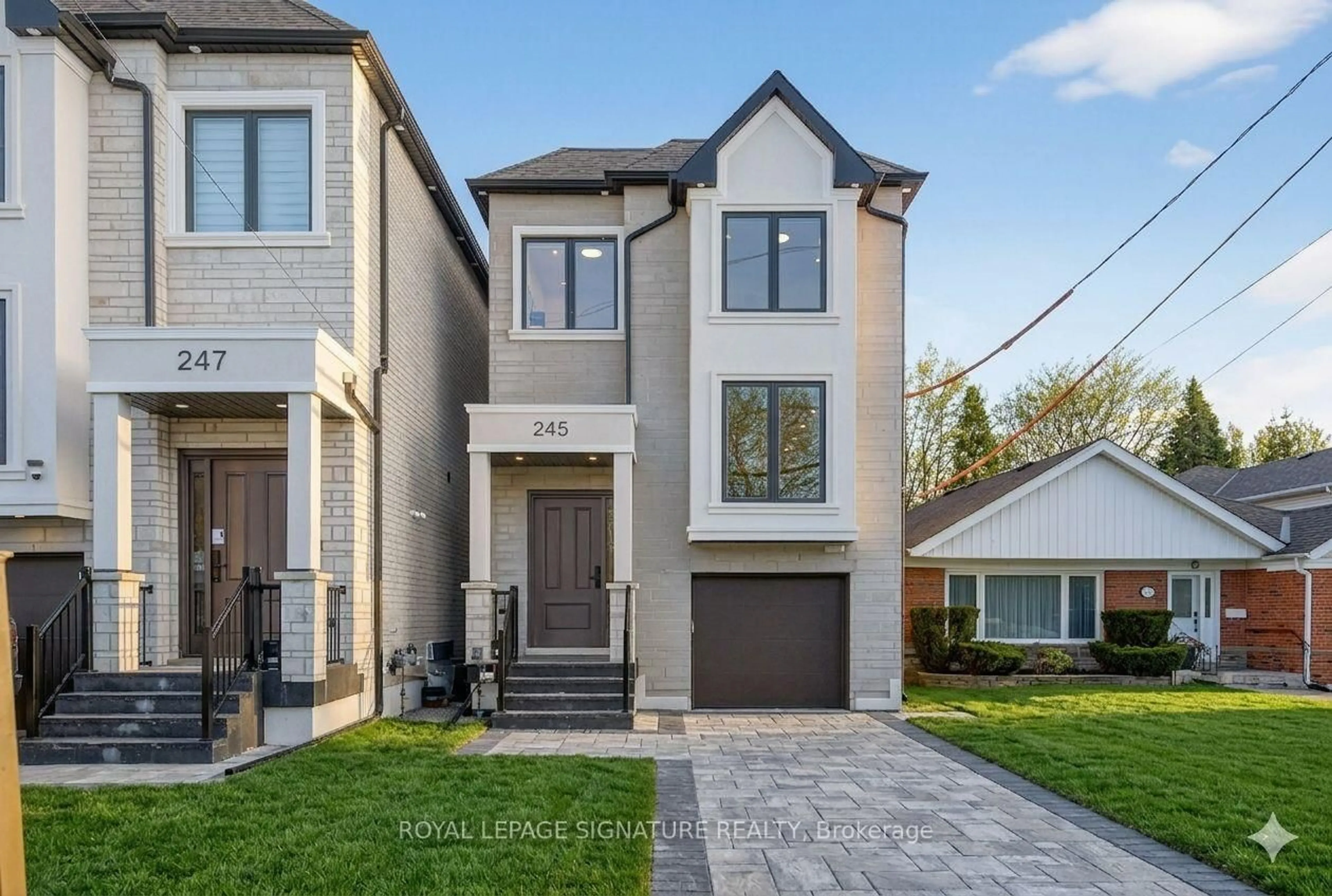 Home with brick exterior material, street for 245 Ferris Rd, Toronto Ontario M4B 1H2
