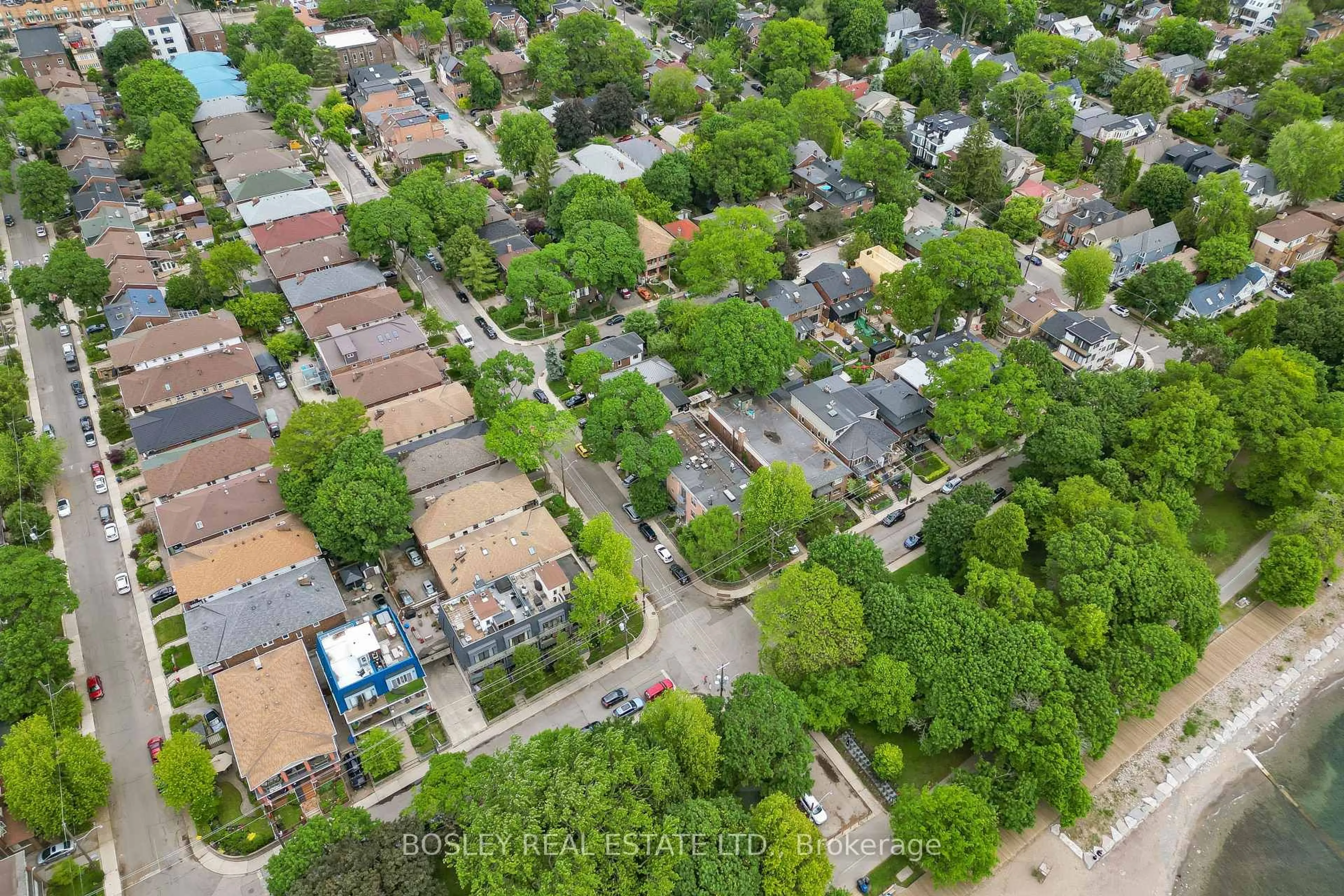 A pic from outside/outdoor area/front of a property/back of a property/a pic from drone, street for 15 Glen Manor Dr #204, Toronto Ontario M4E 2X3