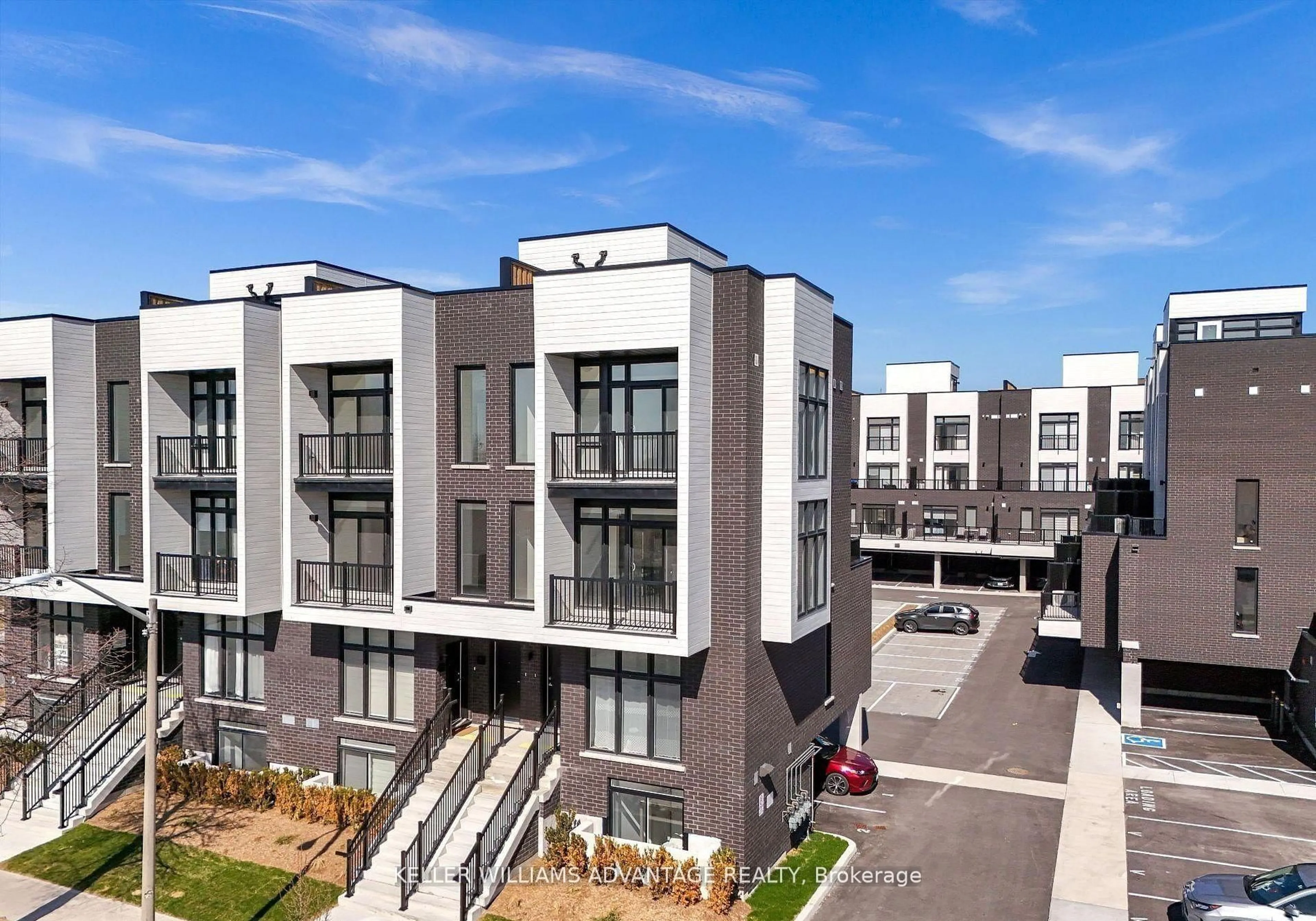 A pic from outside/outdoor area/front of a property/back of a property/a pic from drone, unknown for 188 Angus Dr #26, Ajax Ontario L1S 0G5