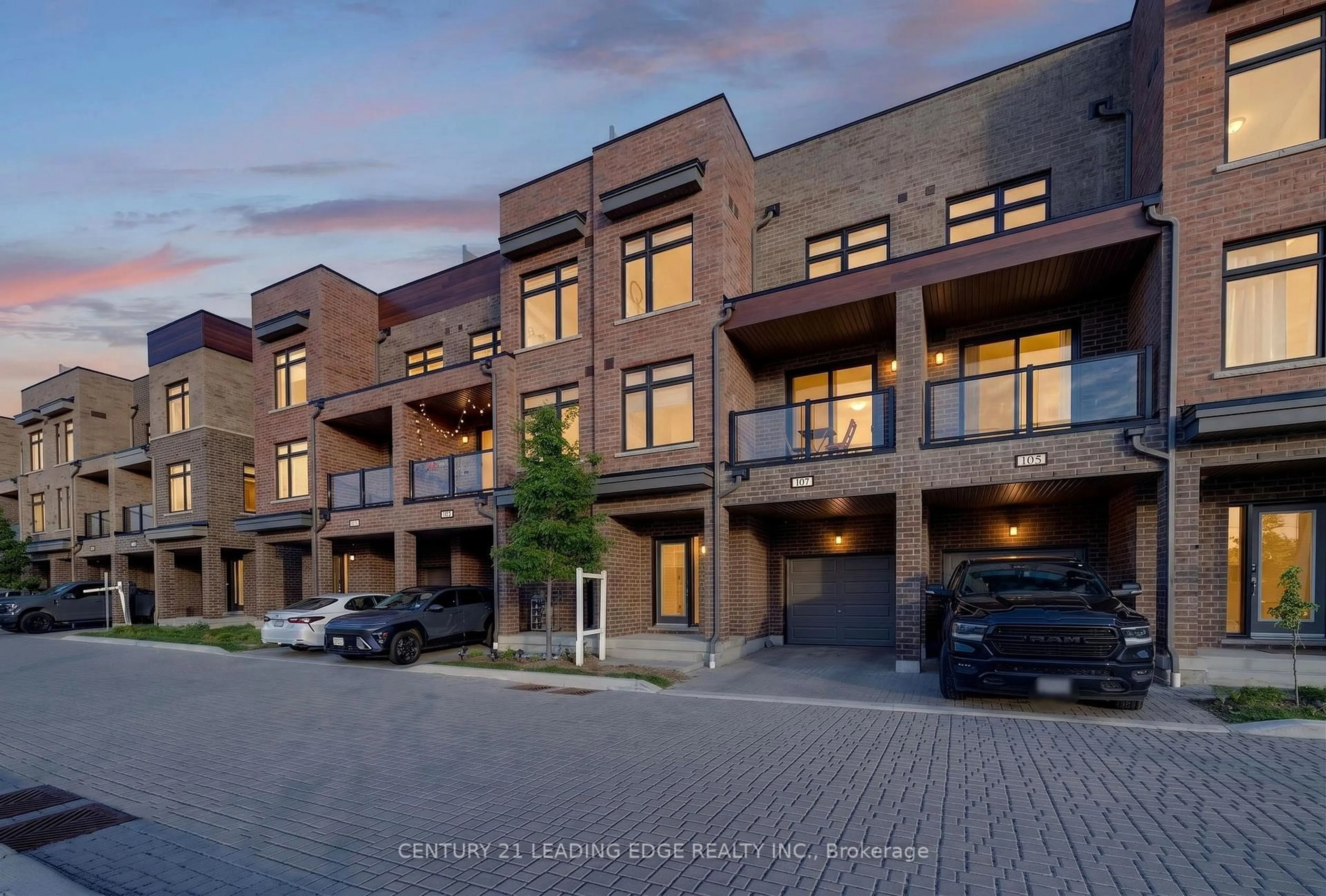 Home with brick exterior material, street for 1865 Pickering Pkwy #107, Pickering Ontario L1V 0H2