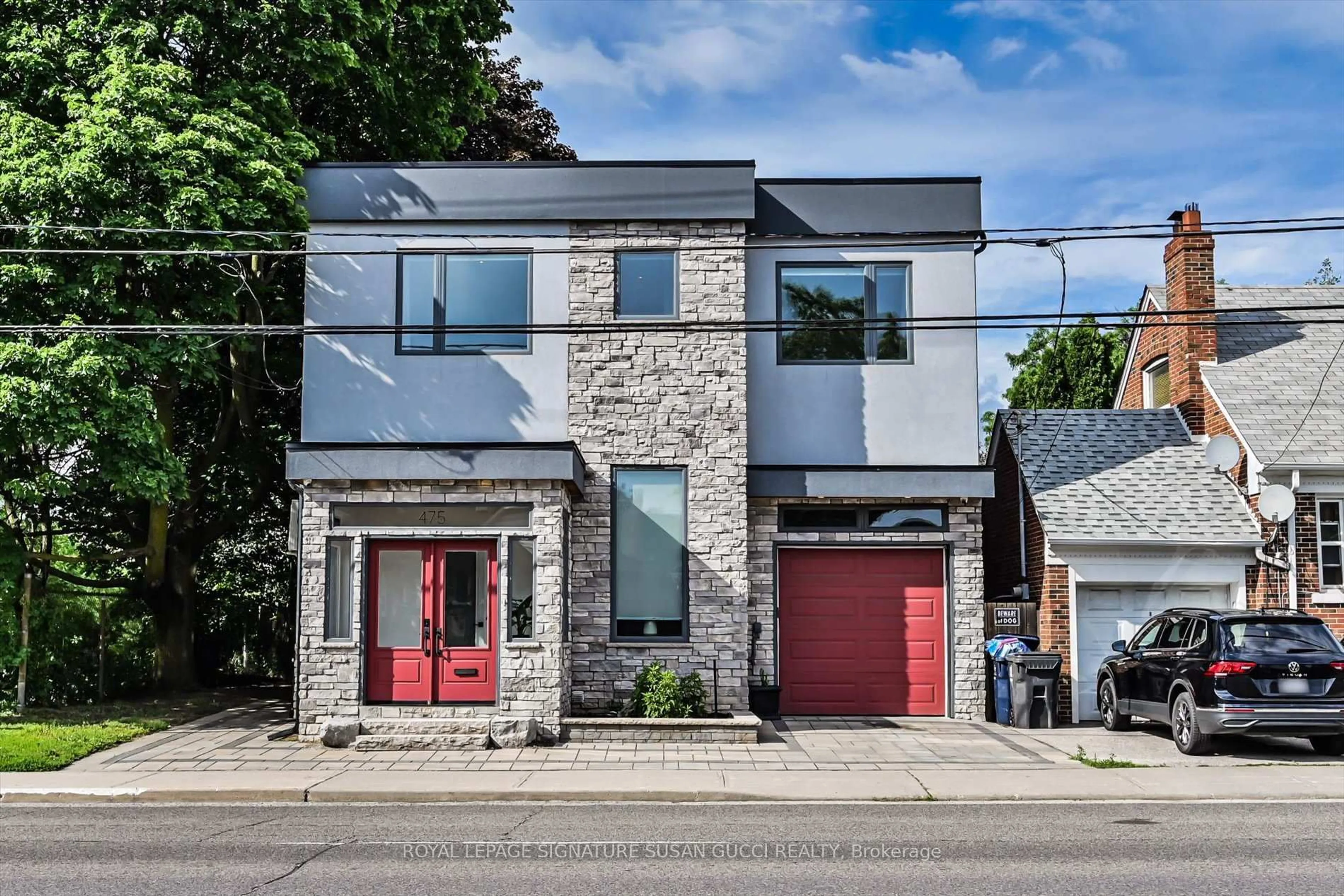 Home with brick exterior material, street for 475 Donlands Ave, Toronto Ontario M4J 3S4