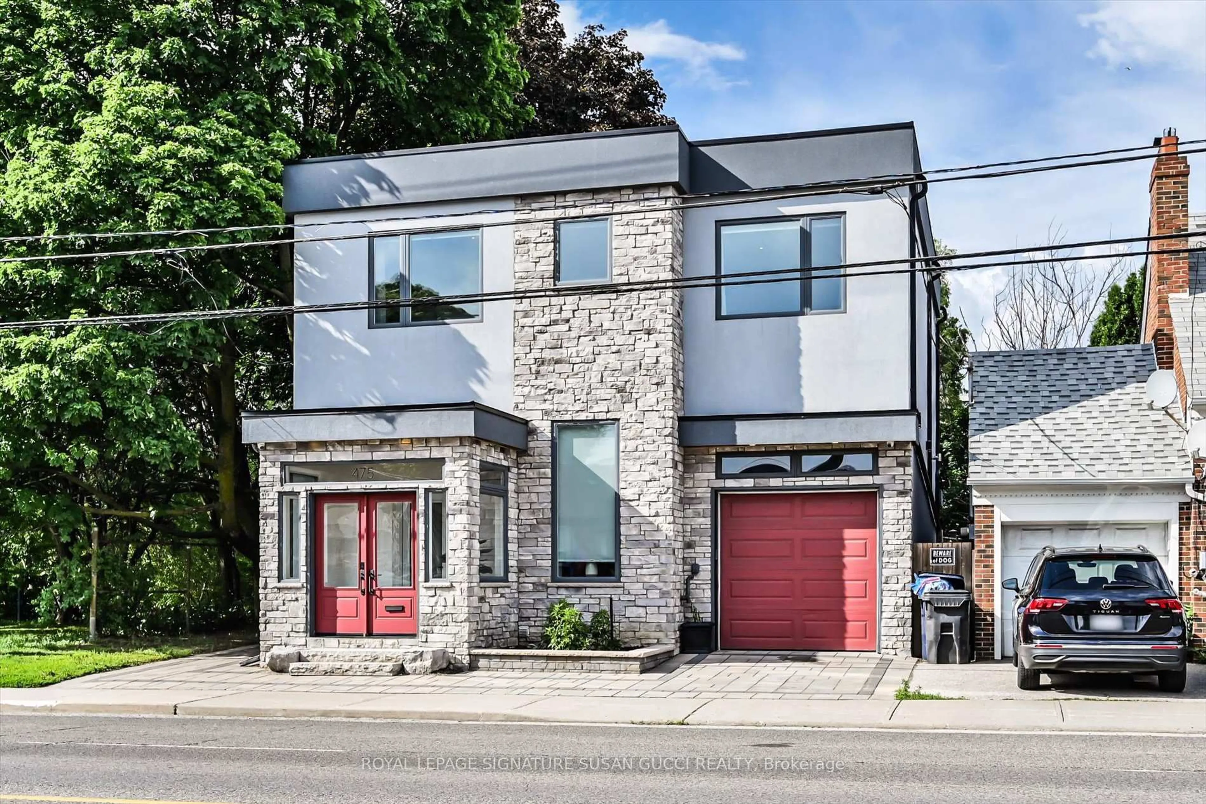 Home with brick exterior material, street for 475 Donlands Ave, Toronto Ontario M4J 3S4