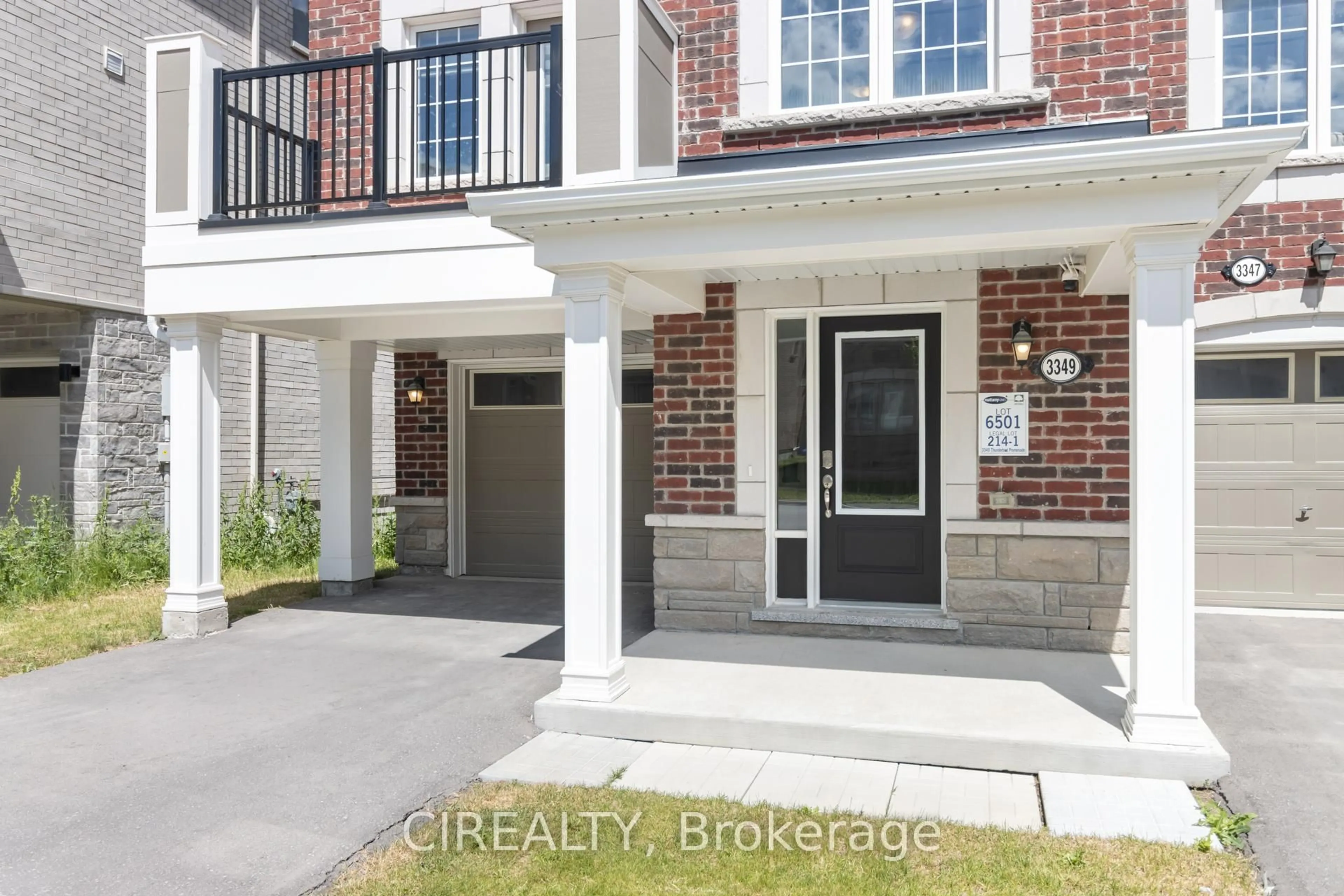 Home with brick exterior material, street for 3349 Thunderbird Prom, Pickering Ontario L1X 0N1