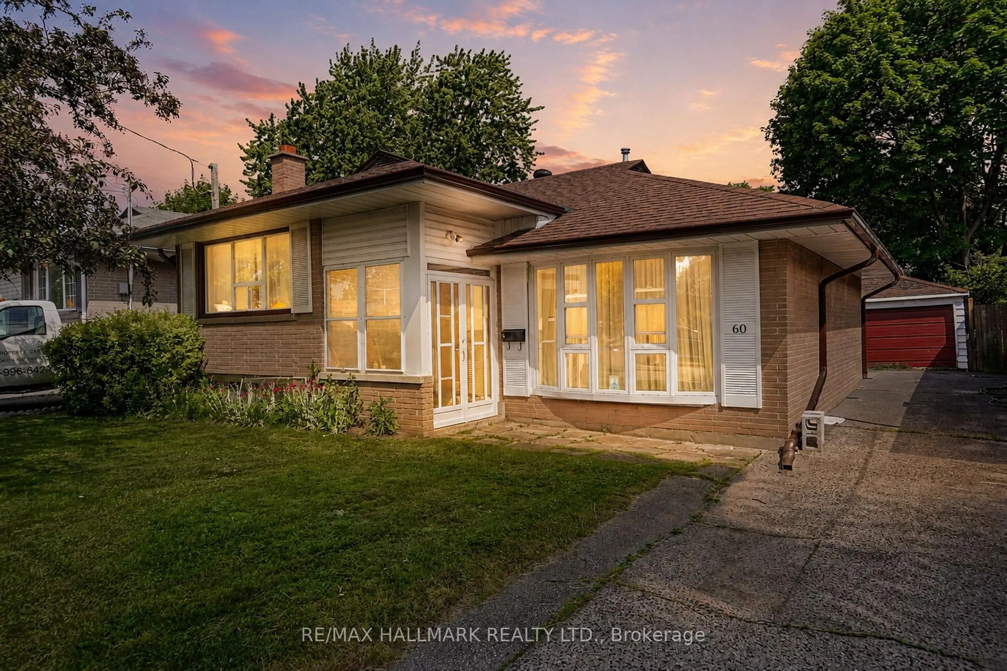 Home with brick exterior material, street for 60 Vradenberg Dr, Toronto Ontario M1T 1M6