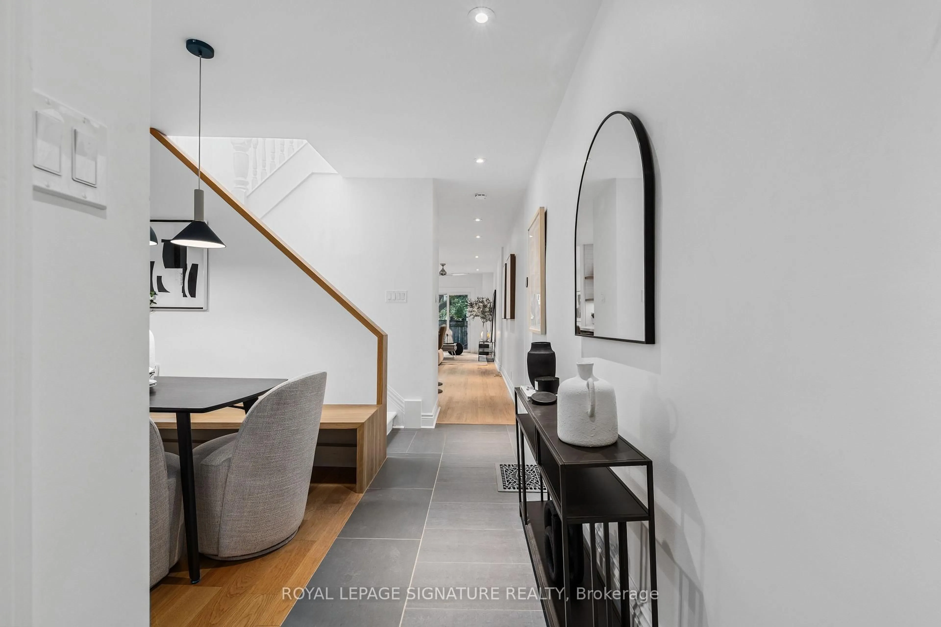 Indoor entryway for 342 Logan Ave, Toronto Ontario M4M 2N7