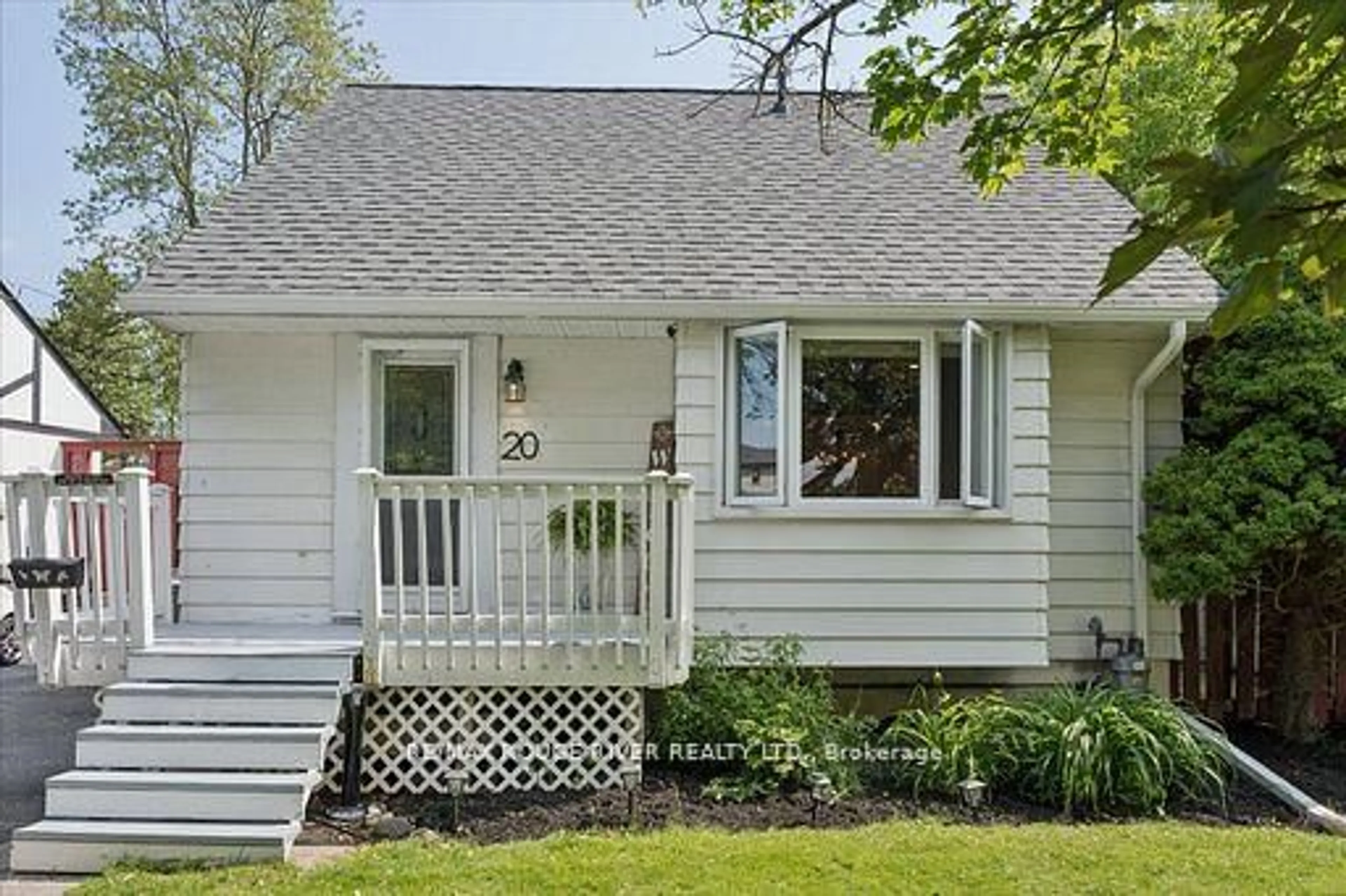 Home with vinyl exterior material, street for 20 Burcher Rd, Ajax Ontario L1S 2P1