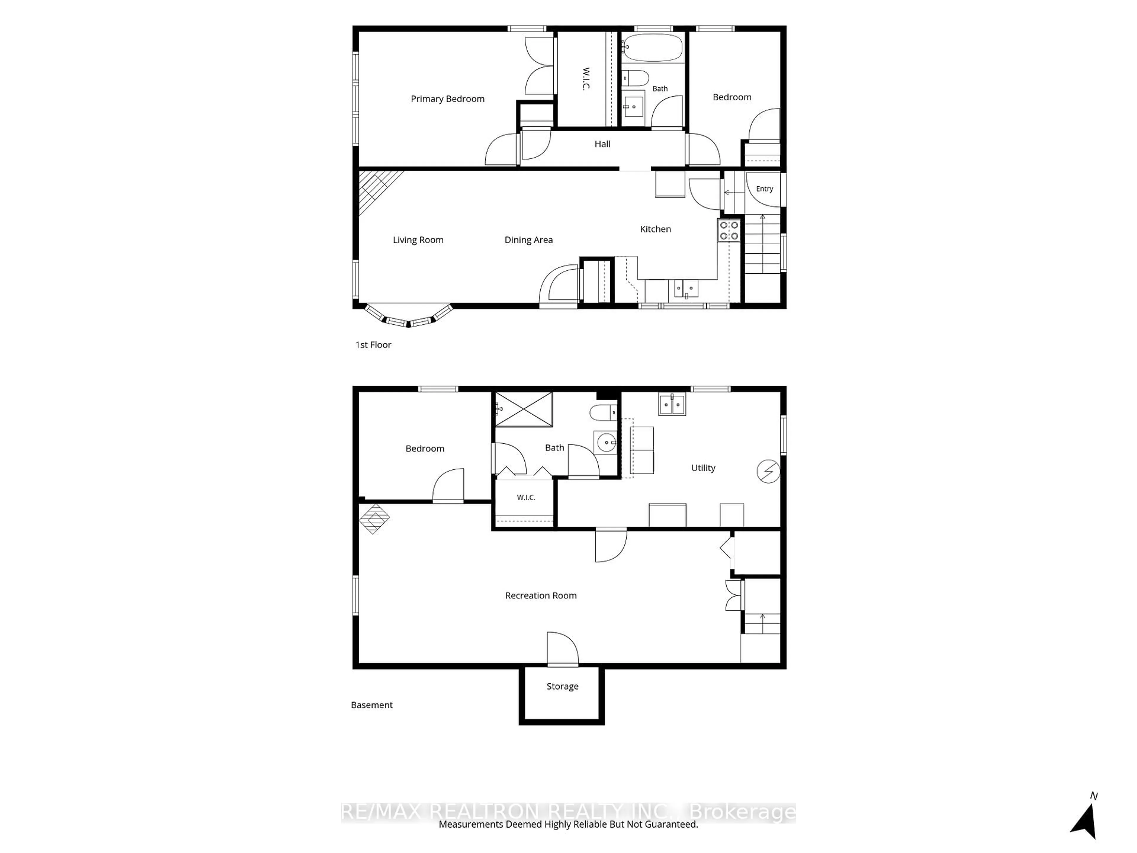 Floor plan for 744 Shelley Ave, Oshawa Ontario L1H 3J6