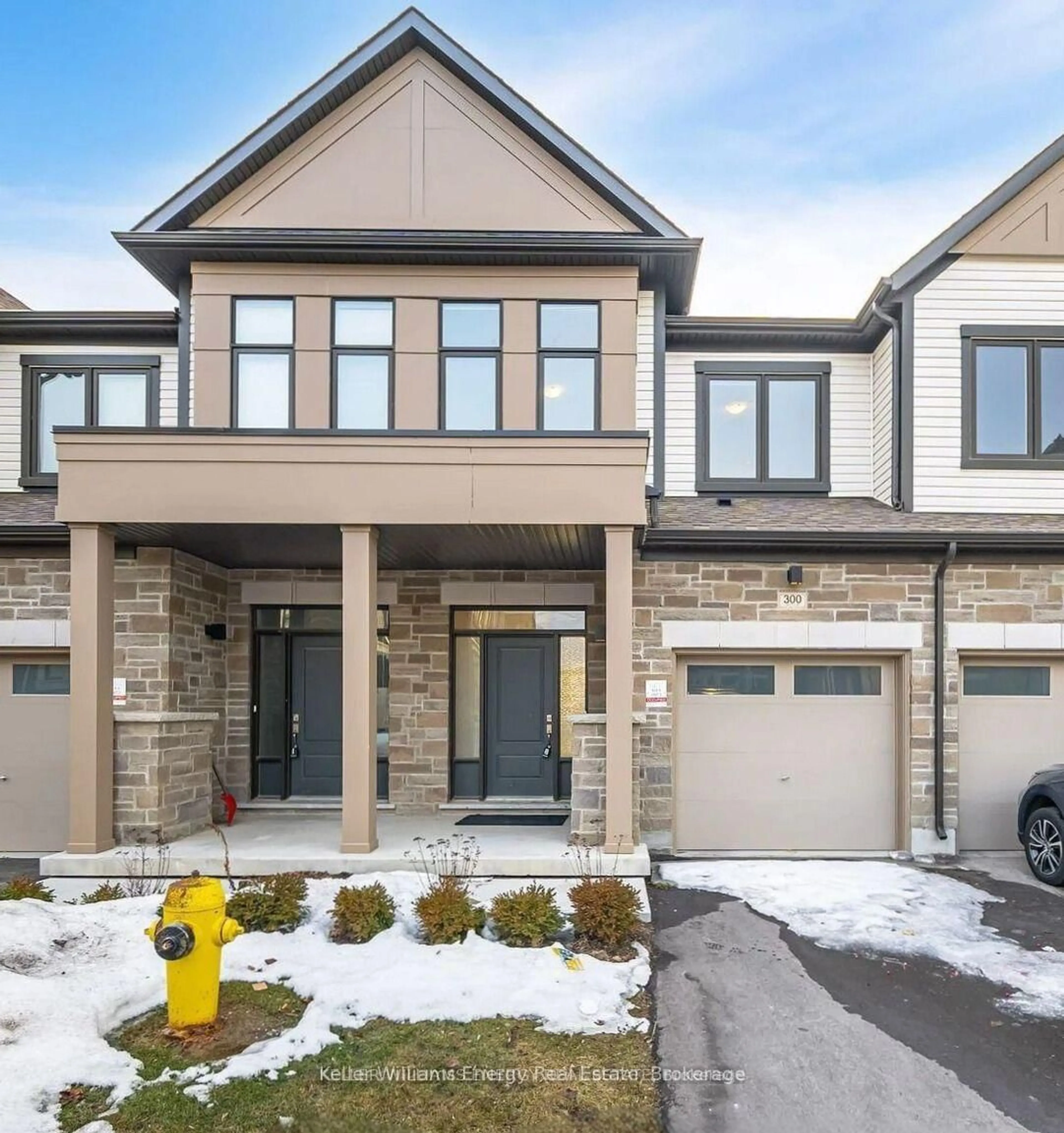 Home with brick exterior material, street for 300 Okanagan Path, Oshawa Ontario L1H 0A7