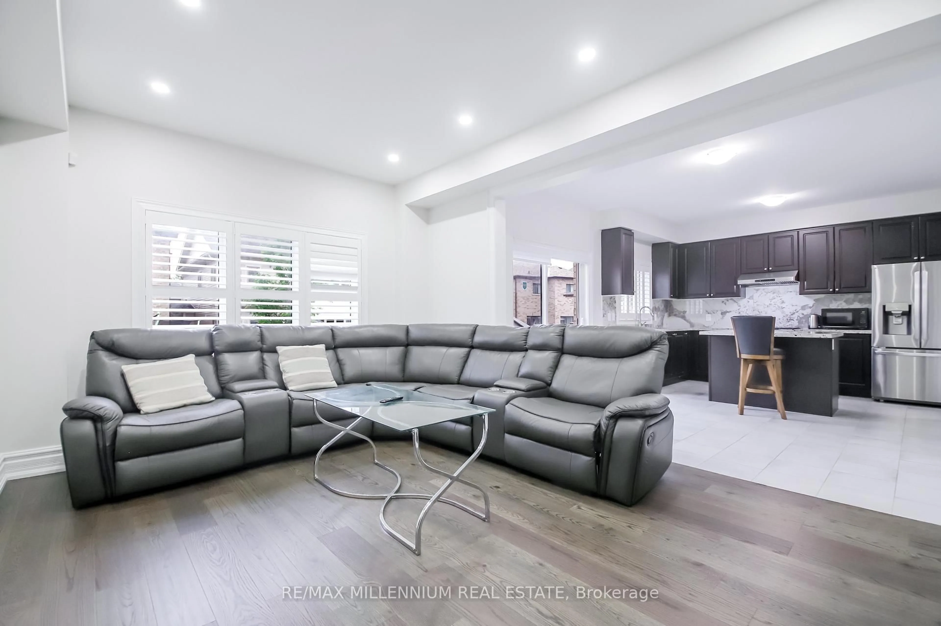 Living room with furniture, unknown for 47 Douglas Kemp Cres, Clarington Ontario L1C 7E3