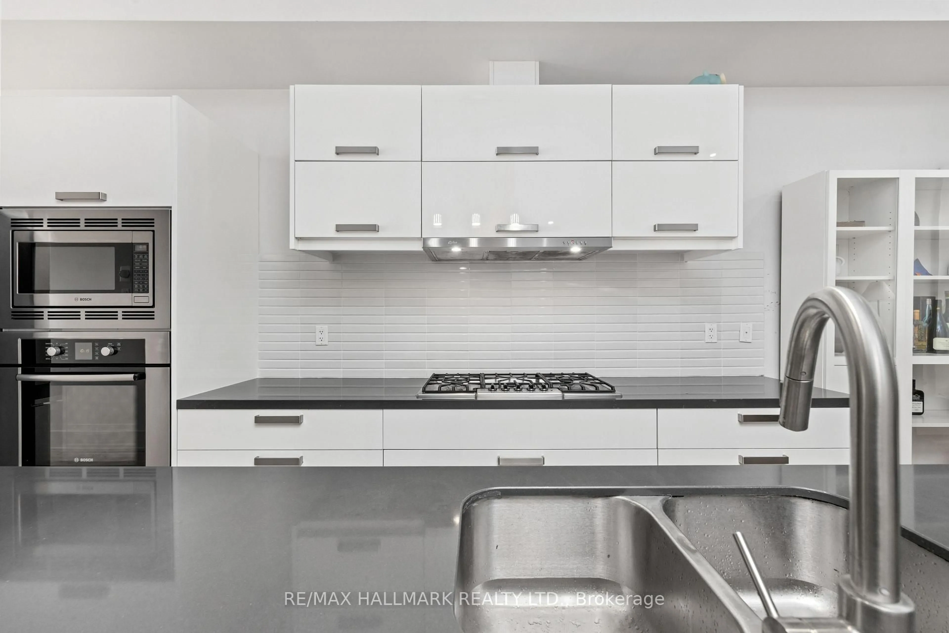 Contemporary kitchen, ceramic/tile floor for 68 Boulton Ave, Toronto Ontario M4M 2J5