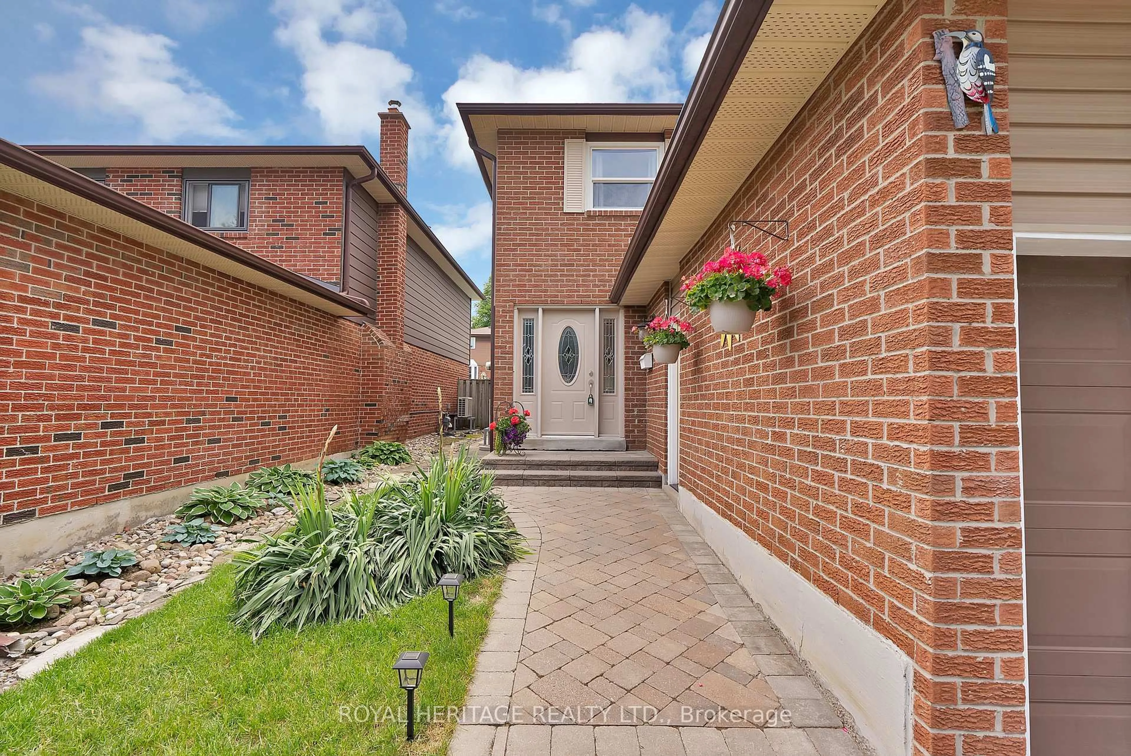 Home with brick exterior material, street for 1235 Cedarcroft Cres, Pickering Ontario L1X 1S6