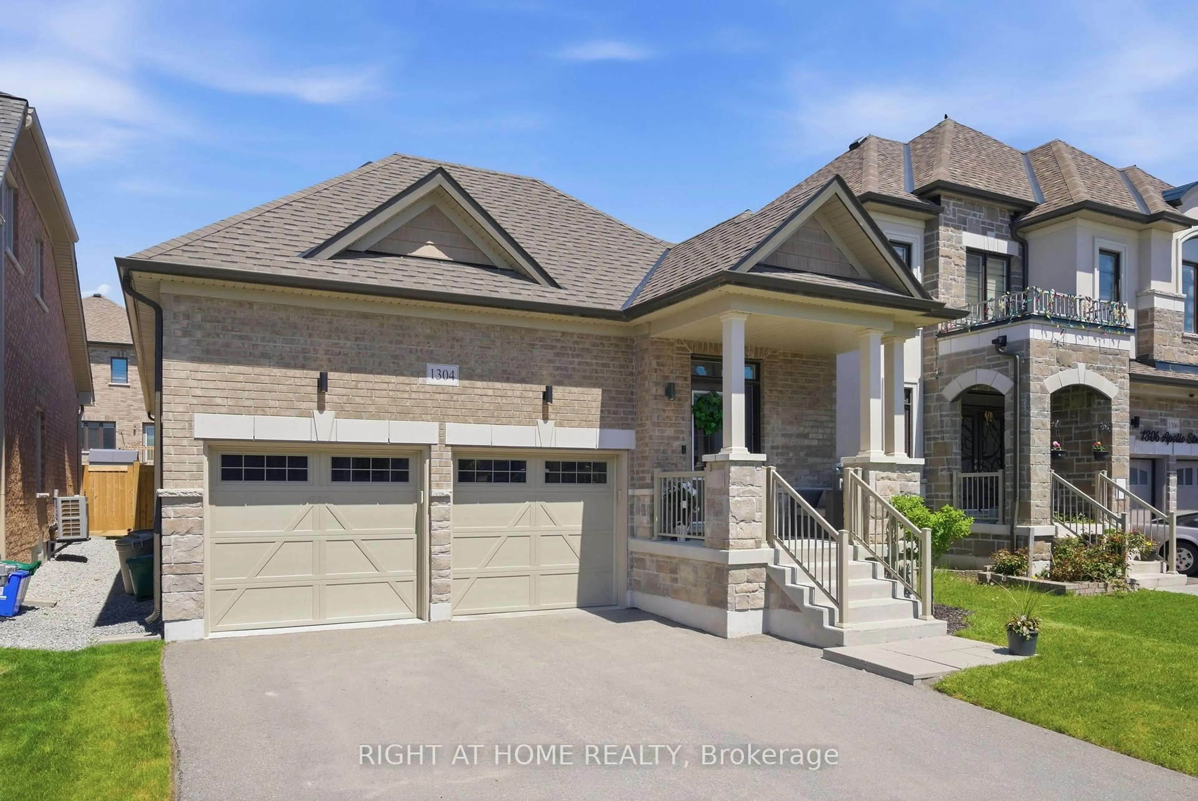 Home with brick exterior material, street for 1304 Apollo St, Oshawa Ontario L1K 3E6