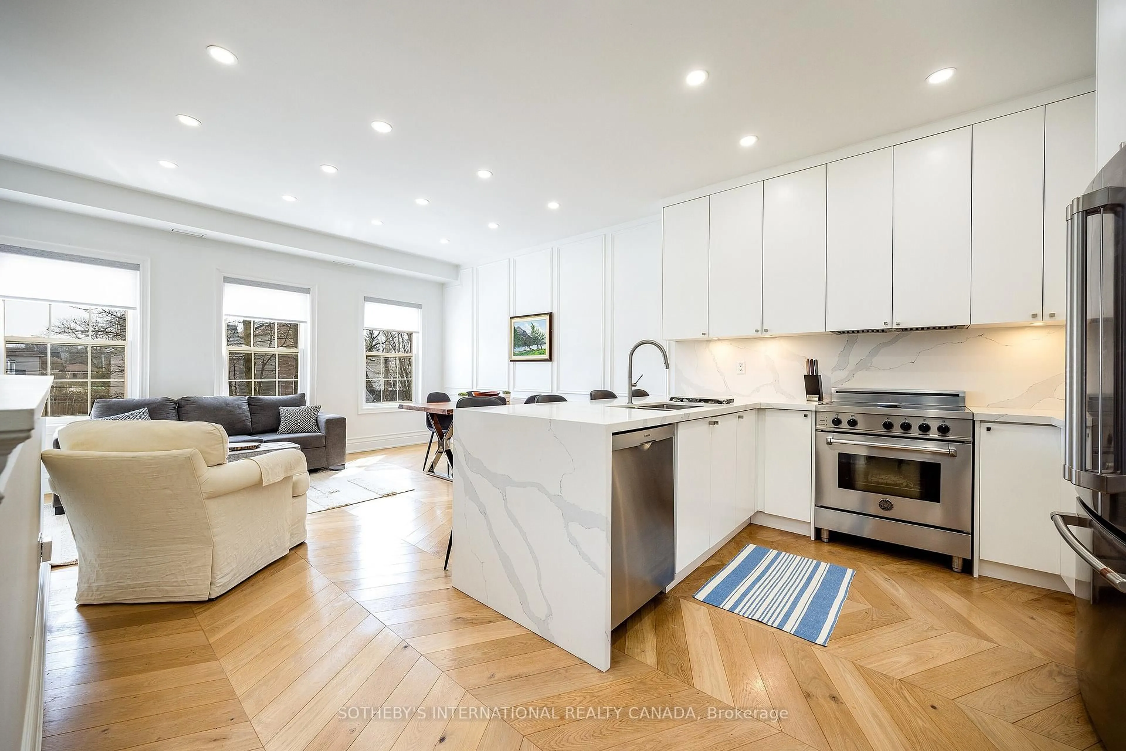Open concept kitchen, unknown for 74 Coxwell Ave #C, Toronto Ontario M4L 3A7