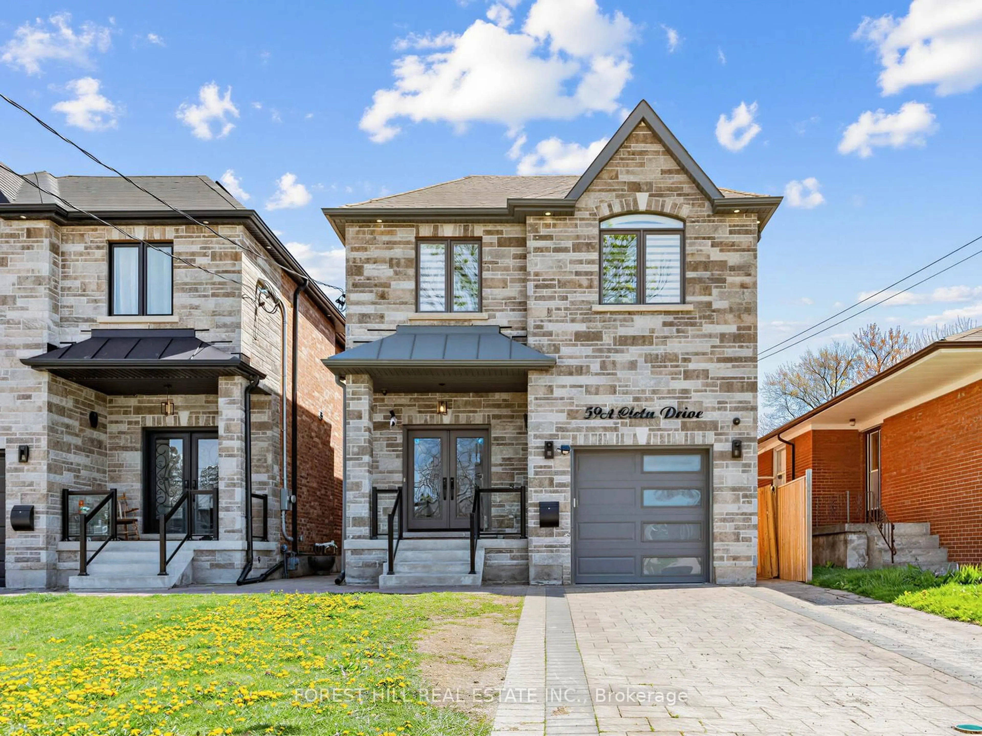 Home with brick exterior material, street for 59A Cleta Dr, Toronto Ontario M1K 3G5