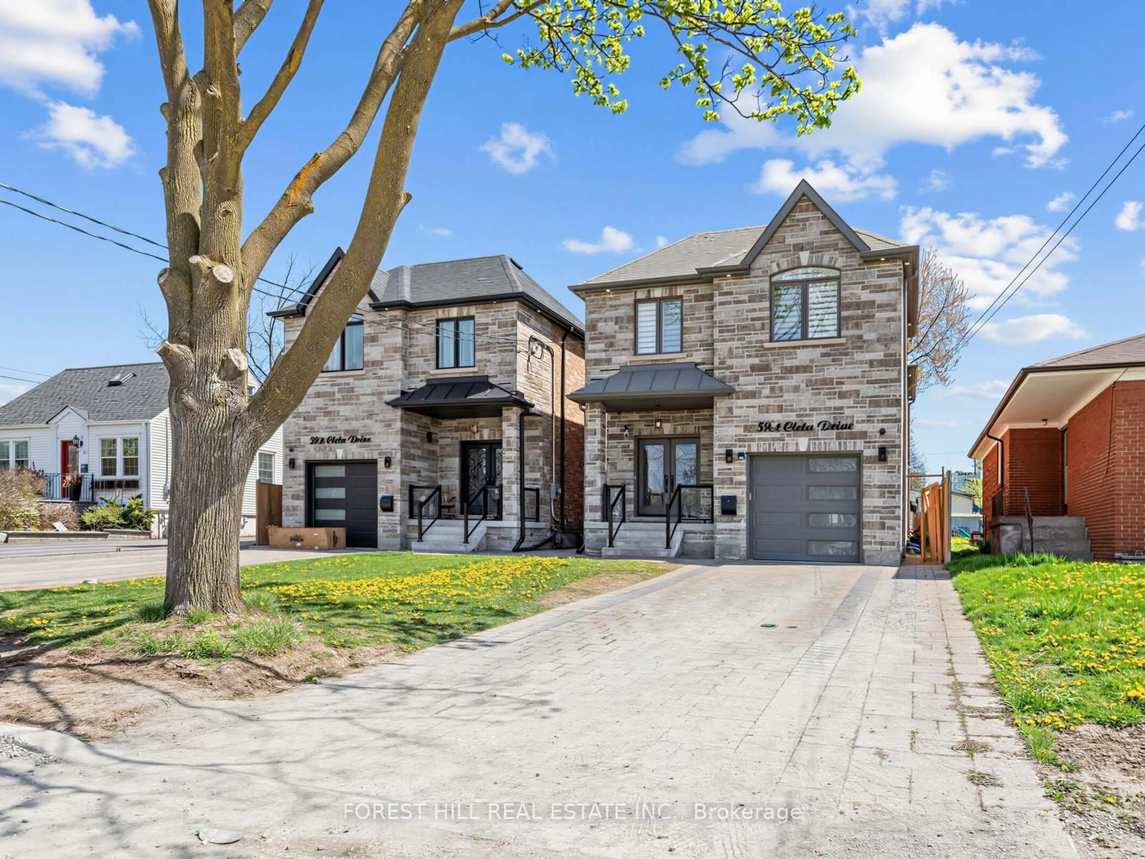 Home with brick exterior material, street for 59A Cleta Dr, Toronto Ontario M1K 3G5