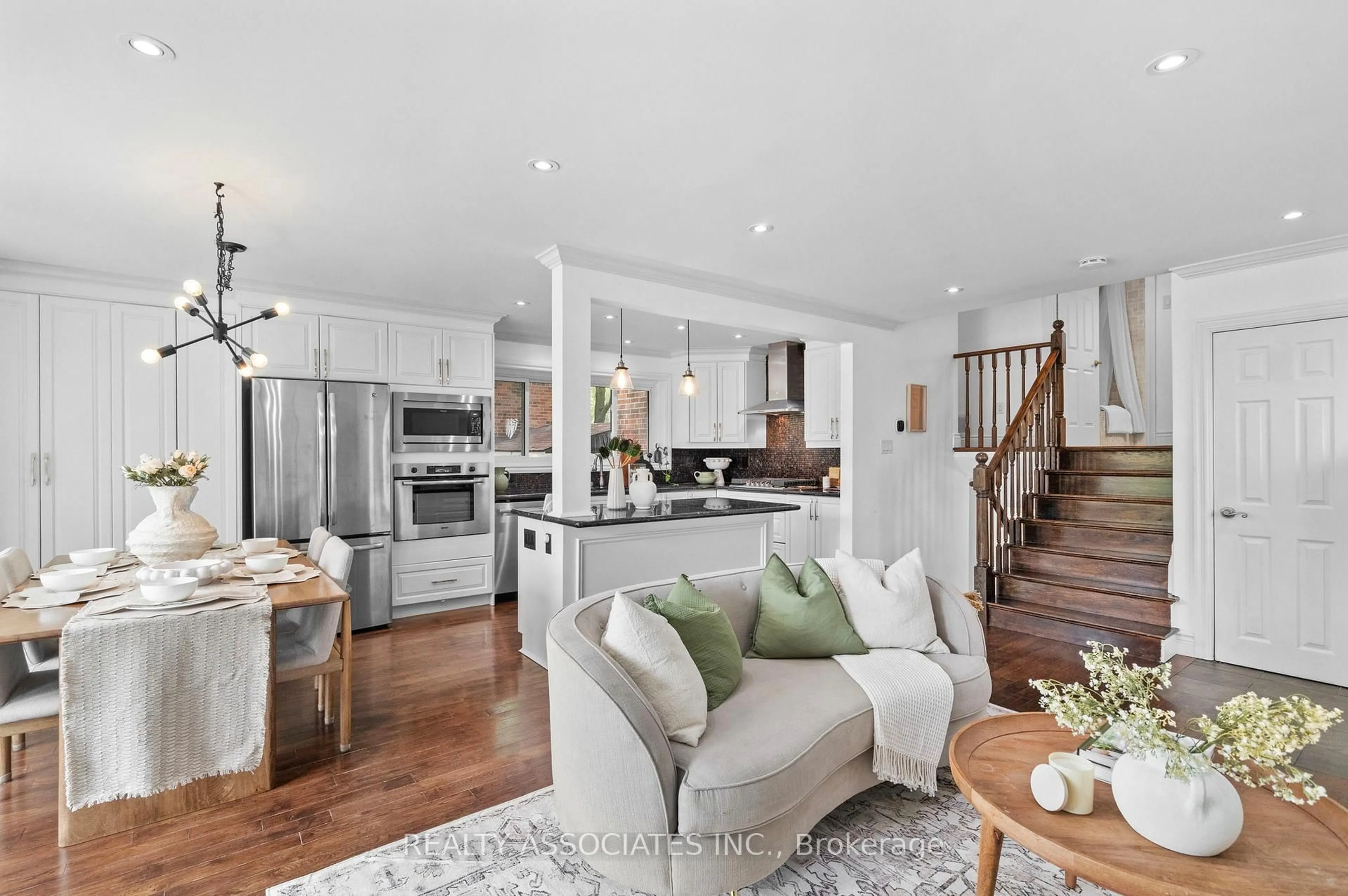 Open concept kitchen, unknown for 12 By Pass Crt, Toronto Ontario M1T 1L1