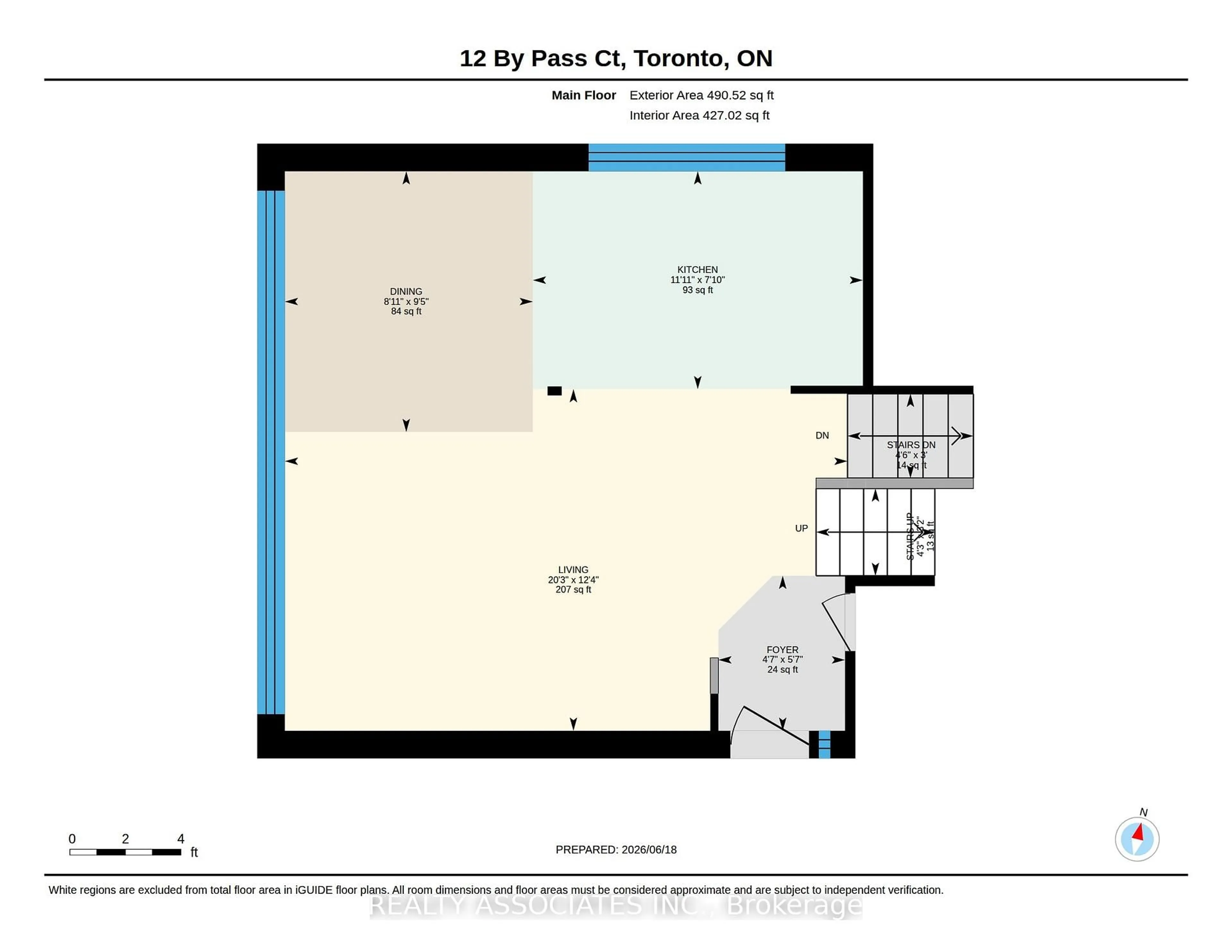 Floor plan for 12 By Pass Crt, Toronto Ontario M1T 1L1