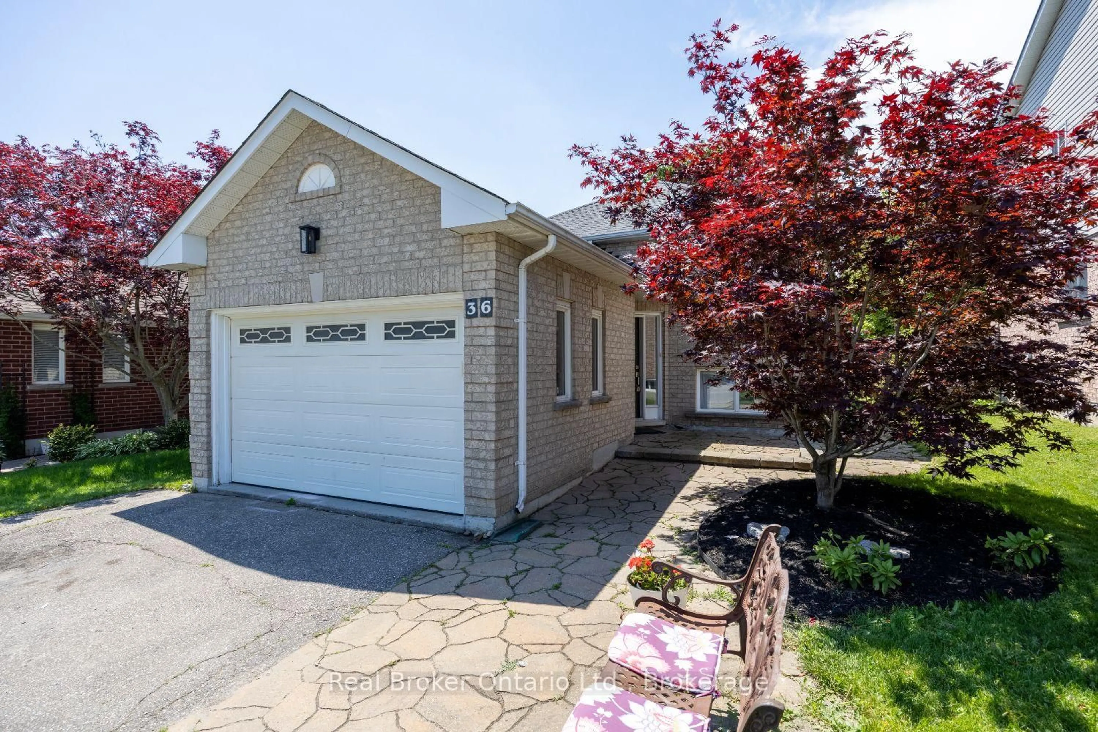 Home with brick exterior material, street for 36 Apple Blossom Blvd, Clarington Ontario L1C 4L9