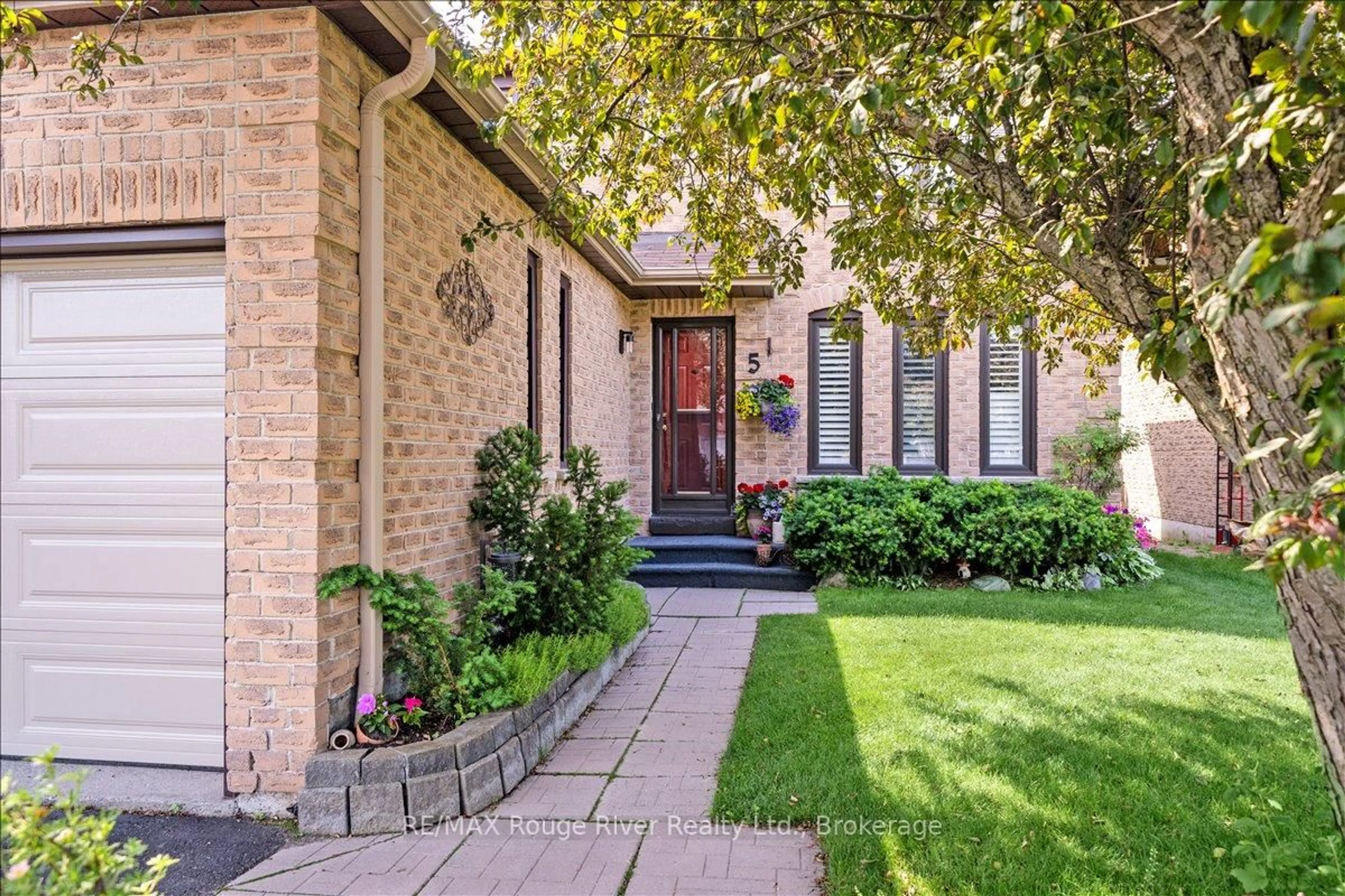 Home with brick exterior material, street for 5 Gurr Cres, Ajax Ontario L1T 2P6