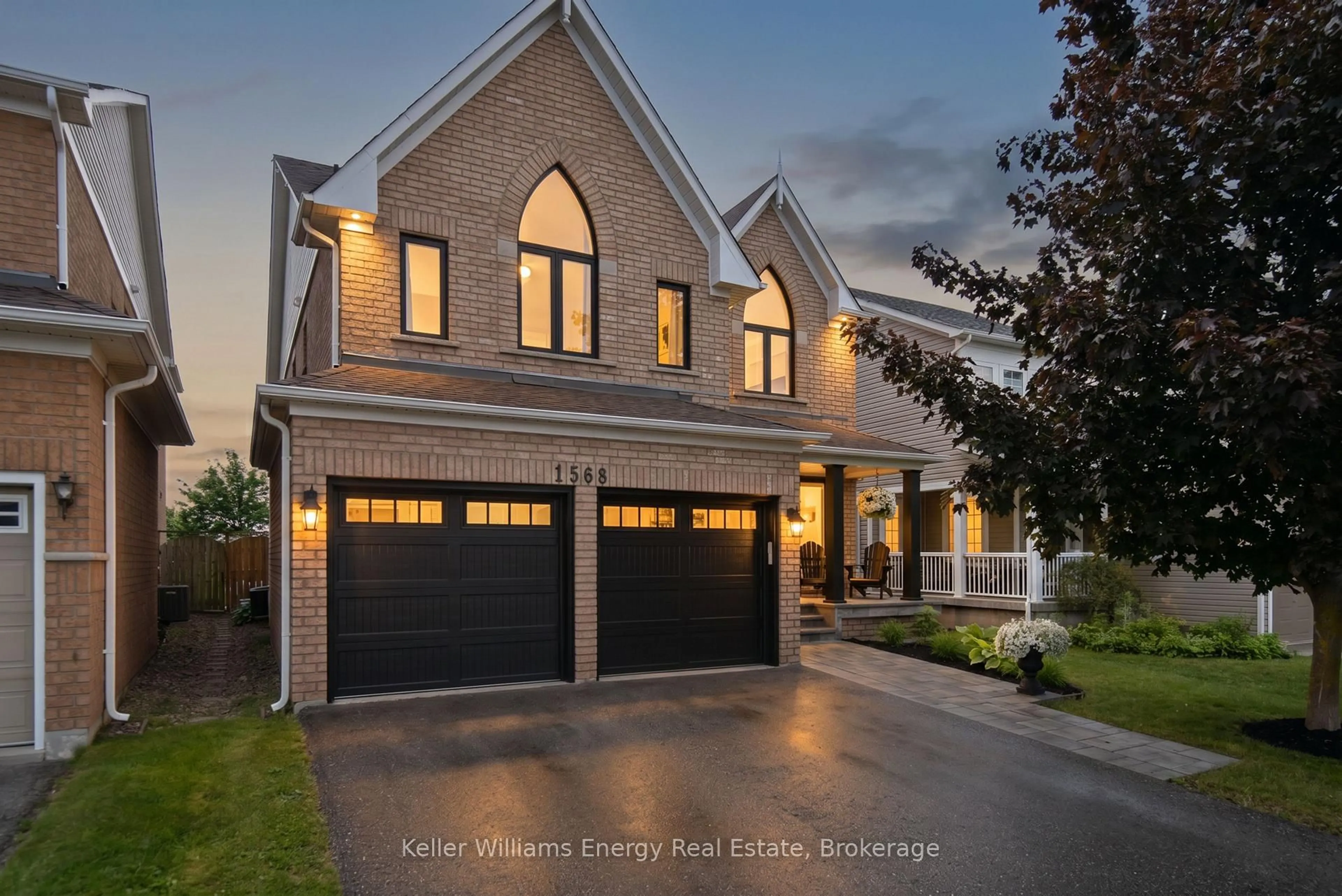 Home with brick exterior material, street for 1568 Arborwood Dr, Oshawa Ontario L1K 2R4