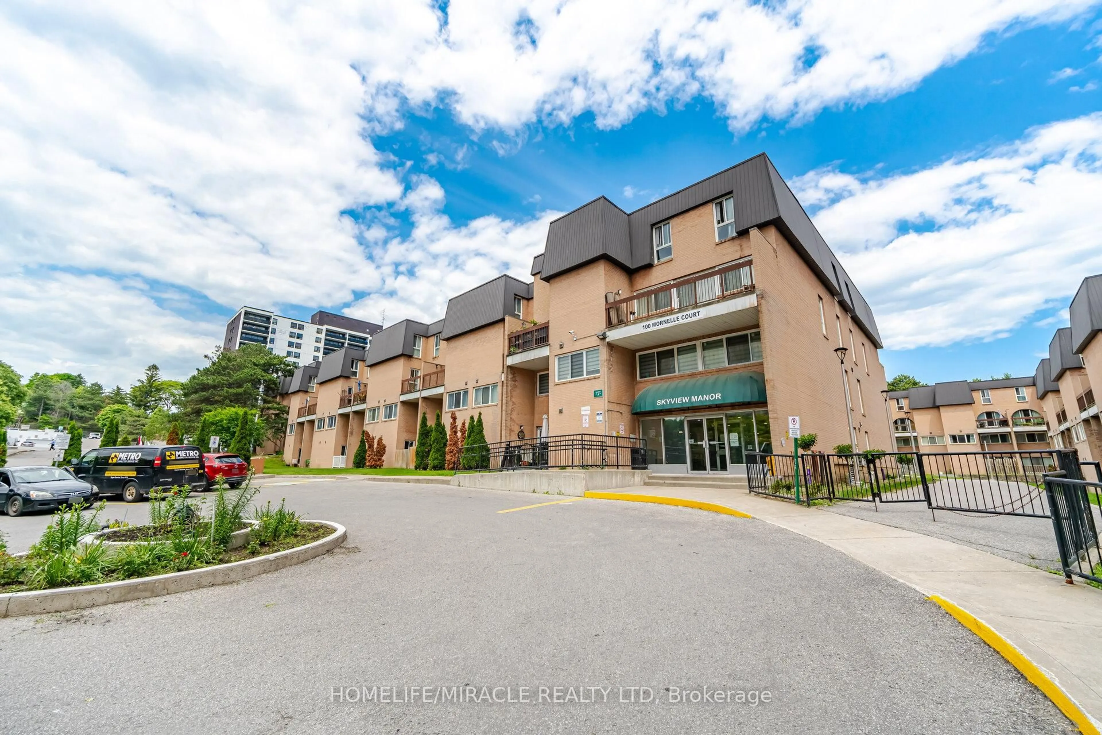 Patio, unknown for 100 Mornelle Crt #2051, Toronto Ontario M1E 4X2