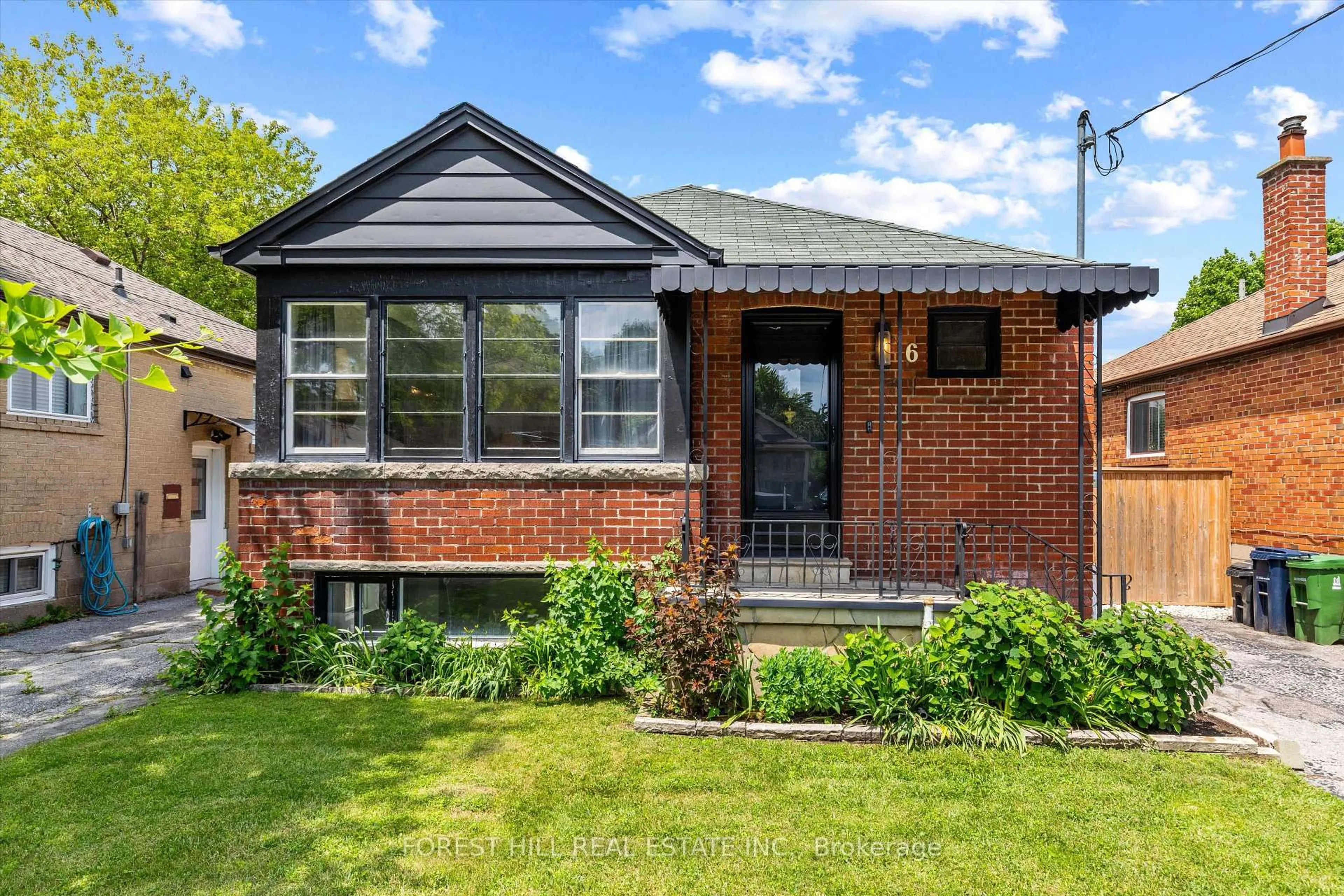 Home with brick exterior material, street for 6 Barrett Rd, Toronto Ontario M4B 1V9