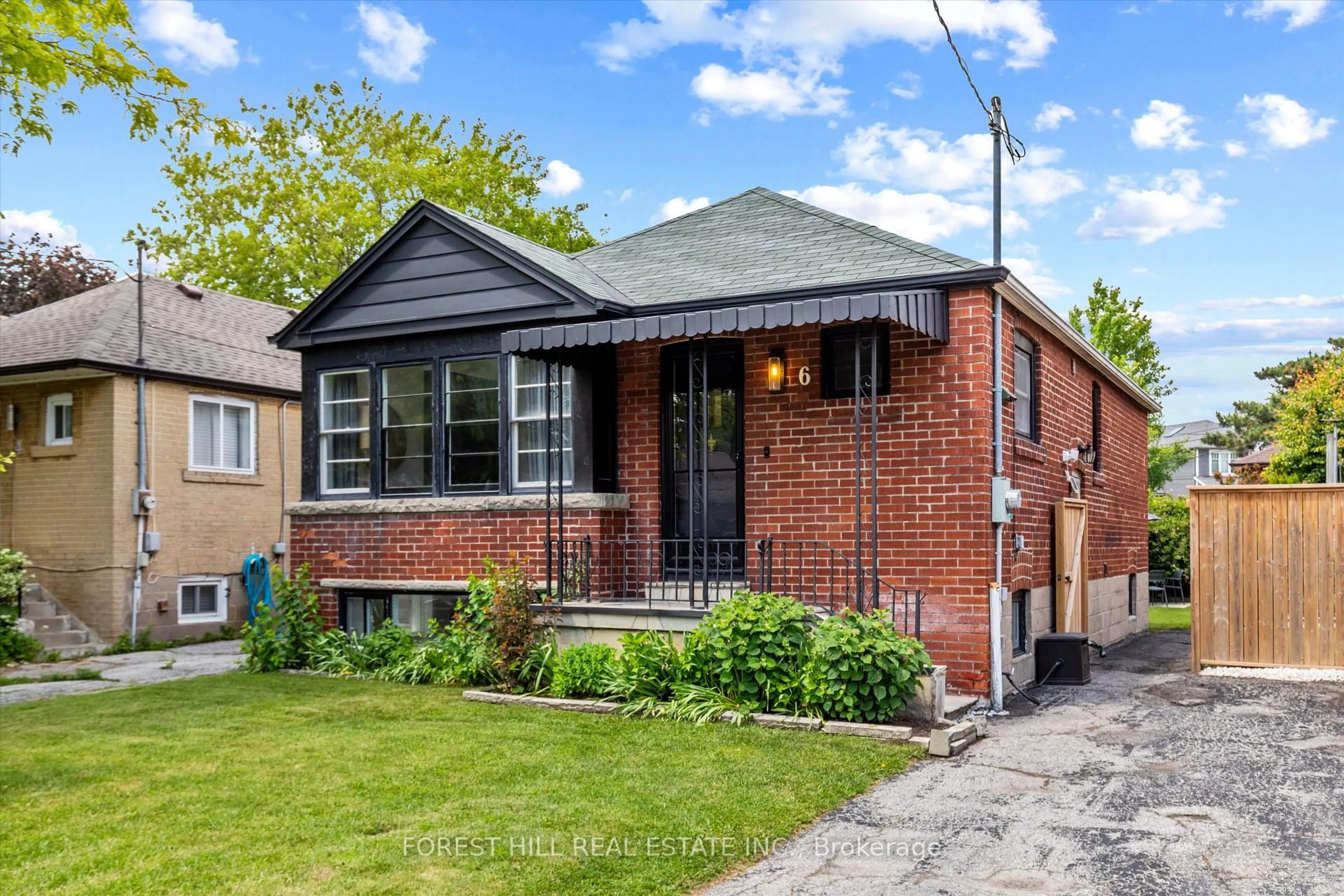 Home with brick exterior material, street for 6 Barrett Rd, Toronto Ontario M4B 1V9