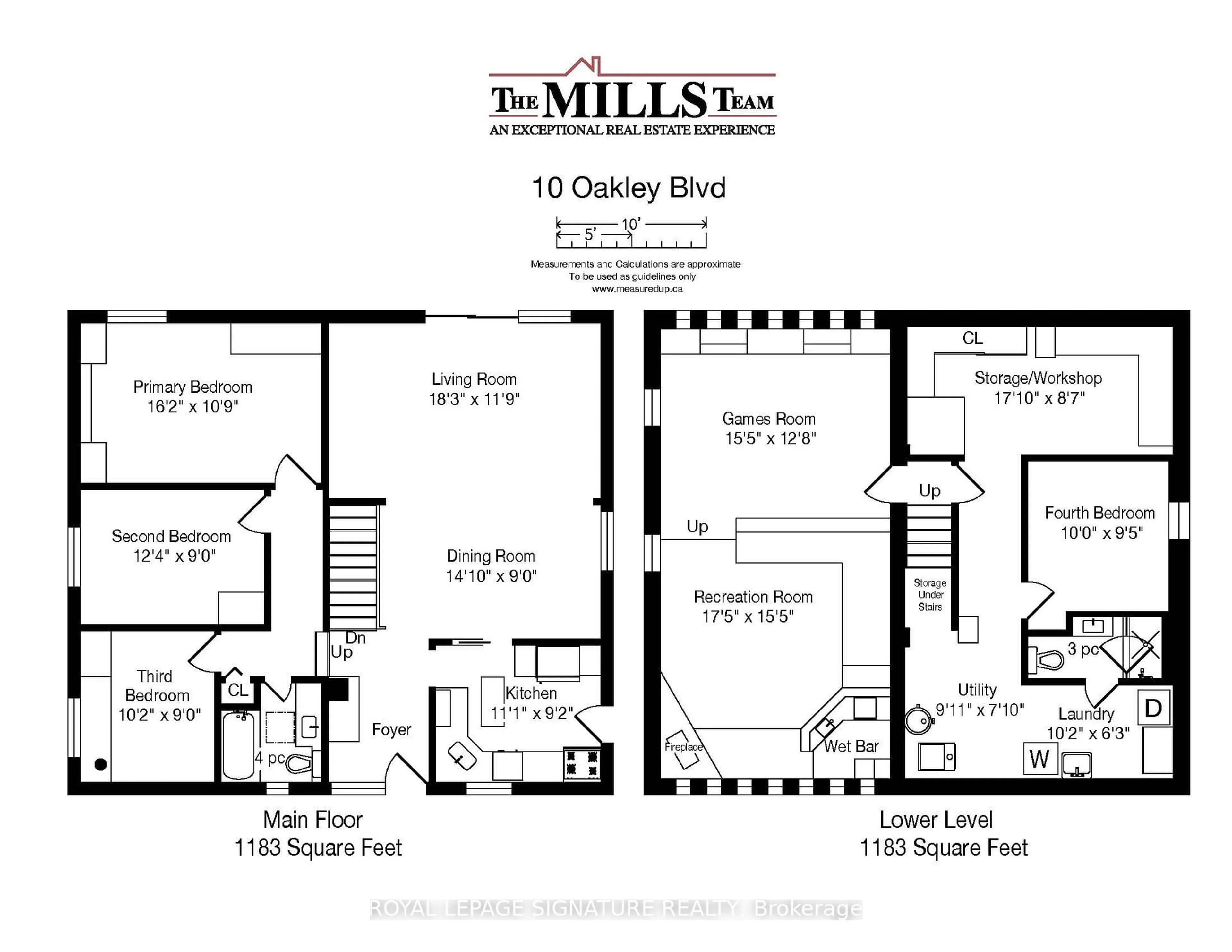 Floor plan for 10 Oakley Blvd, Toronto Ontario M1P 3P2