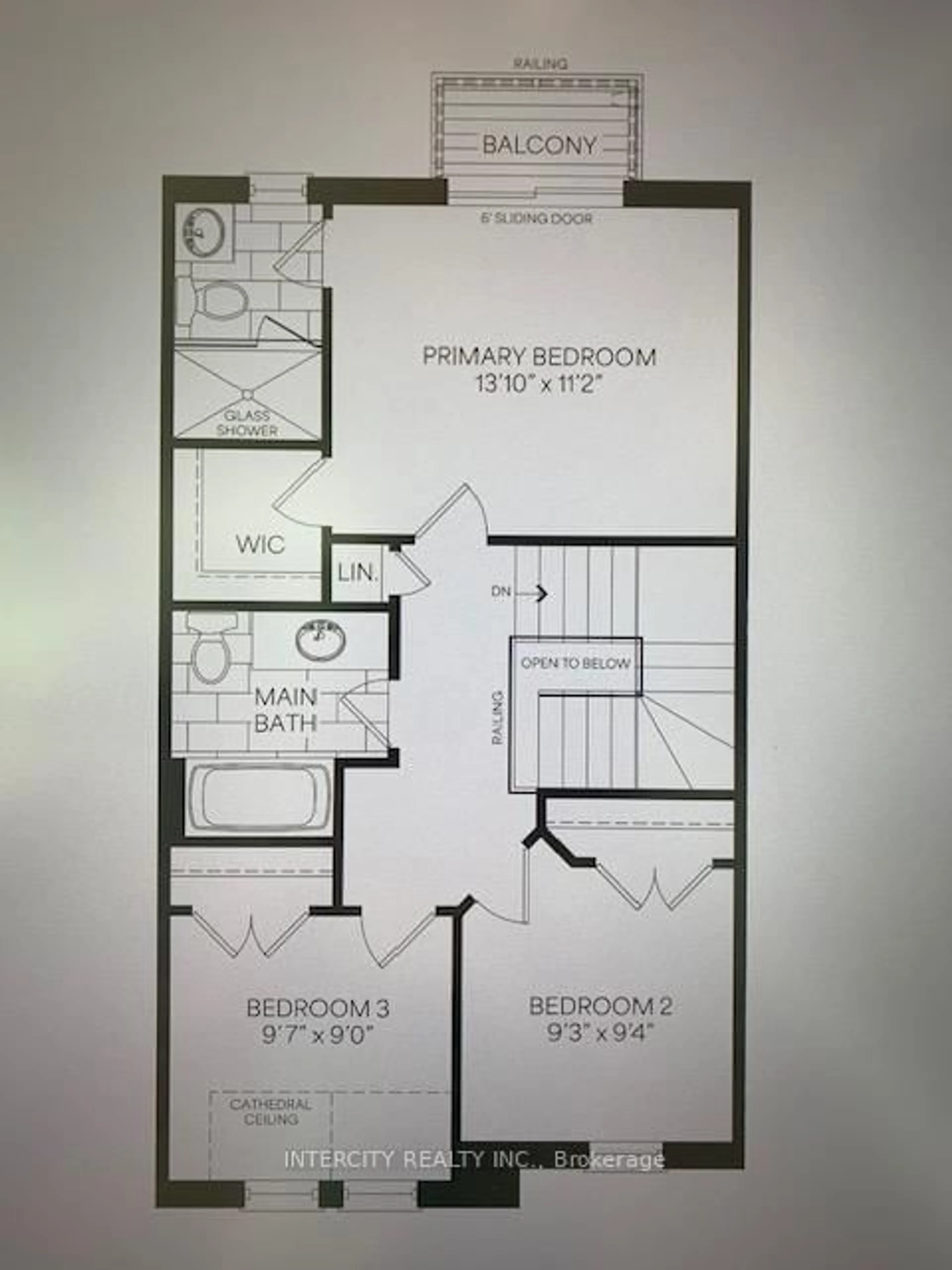 Floor plan for 123-3 Boscombe Lane, Whitby Ontario L1M 1Z5
