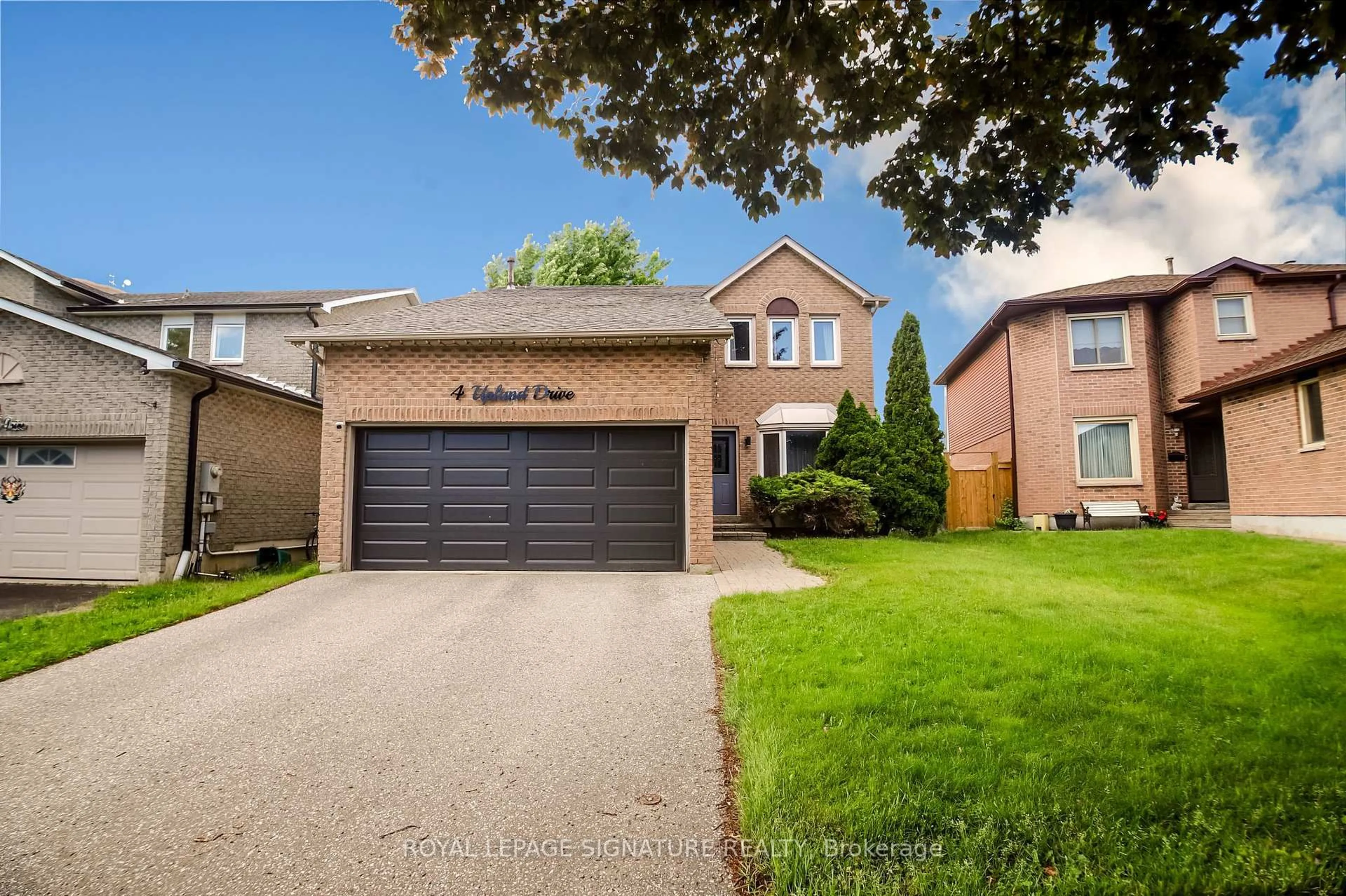 Home with brick exterior material, street for 4 Upland Dr, Whitby Ontario L1N 8H5