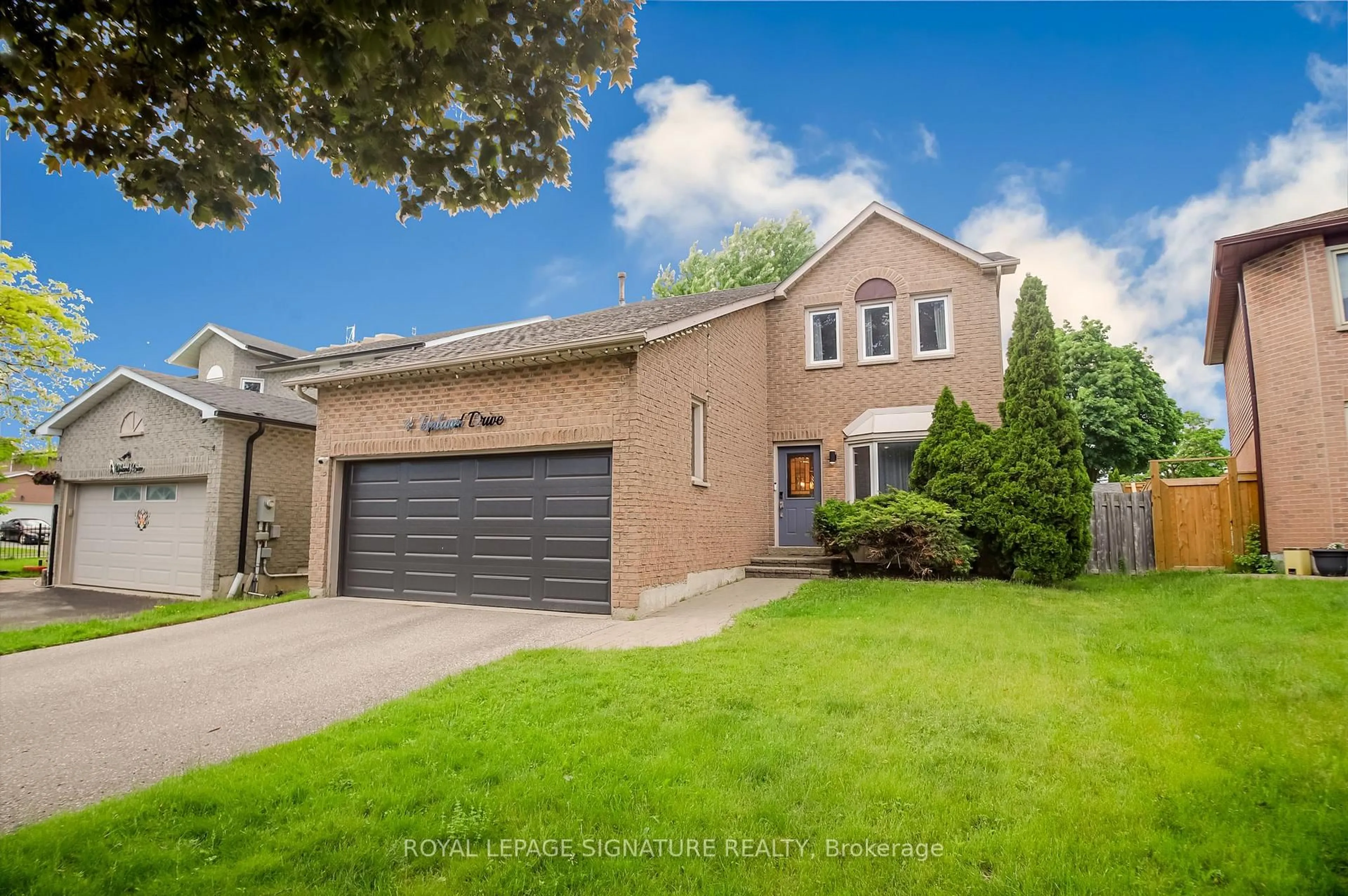 Home with brick exterior material, street for 4 Upland Dr, Whitby Ontario L1N 8H5