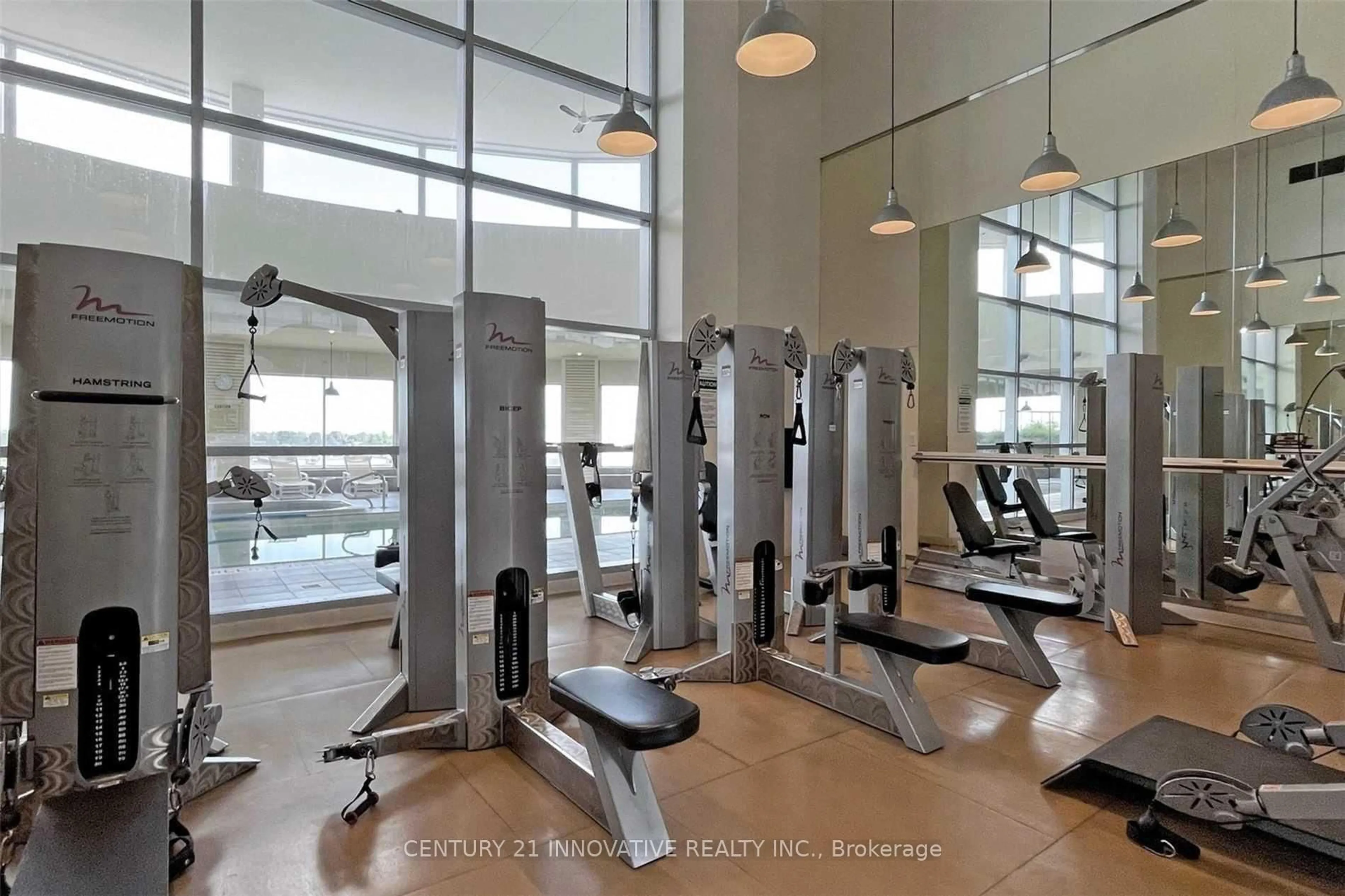 Gym or fitness room for 30 Meadowglen Place St #1602, Toronto Ontario M1H 3H3