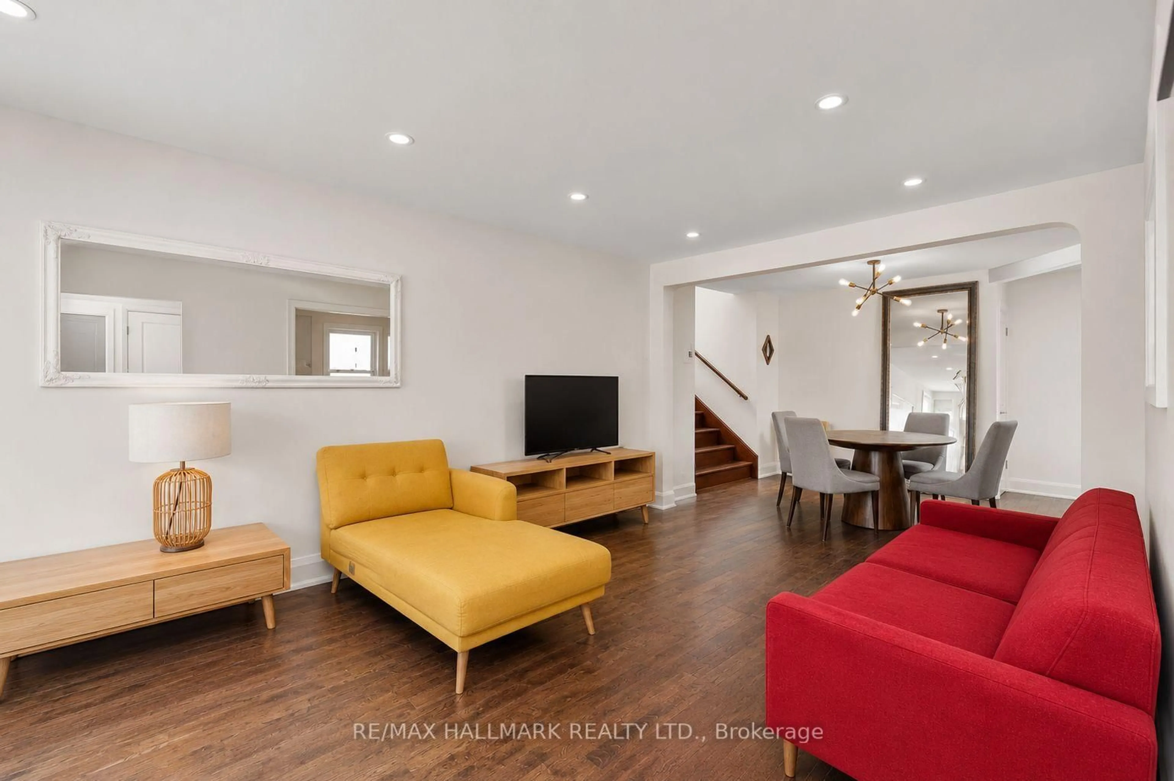 Living room with furniture, unknown for 8 Davies Cres, Toronto Ontario M4J 2X5