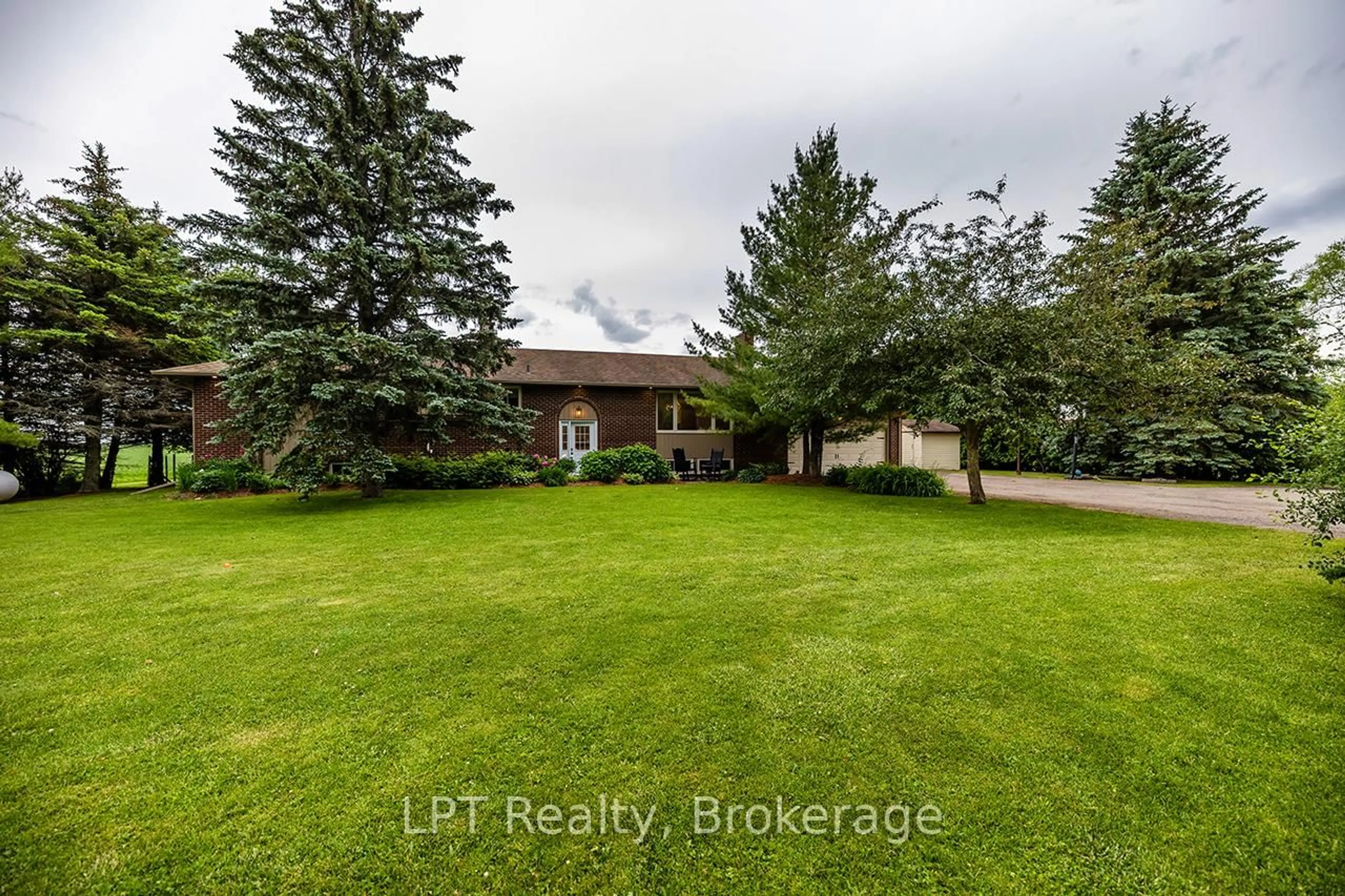 A pic from outside/outdoor area/front of a property/back of a property/a pic from drone, water/lake/river/ocean view for 1441 Concession Road 6 Rd, Clarington Ontario L0B 1J0