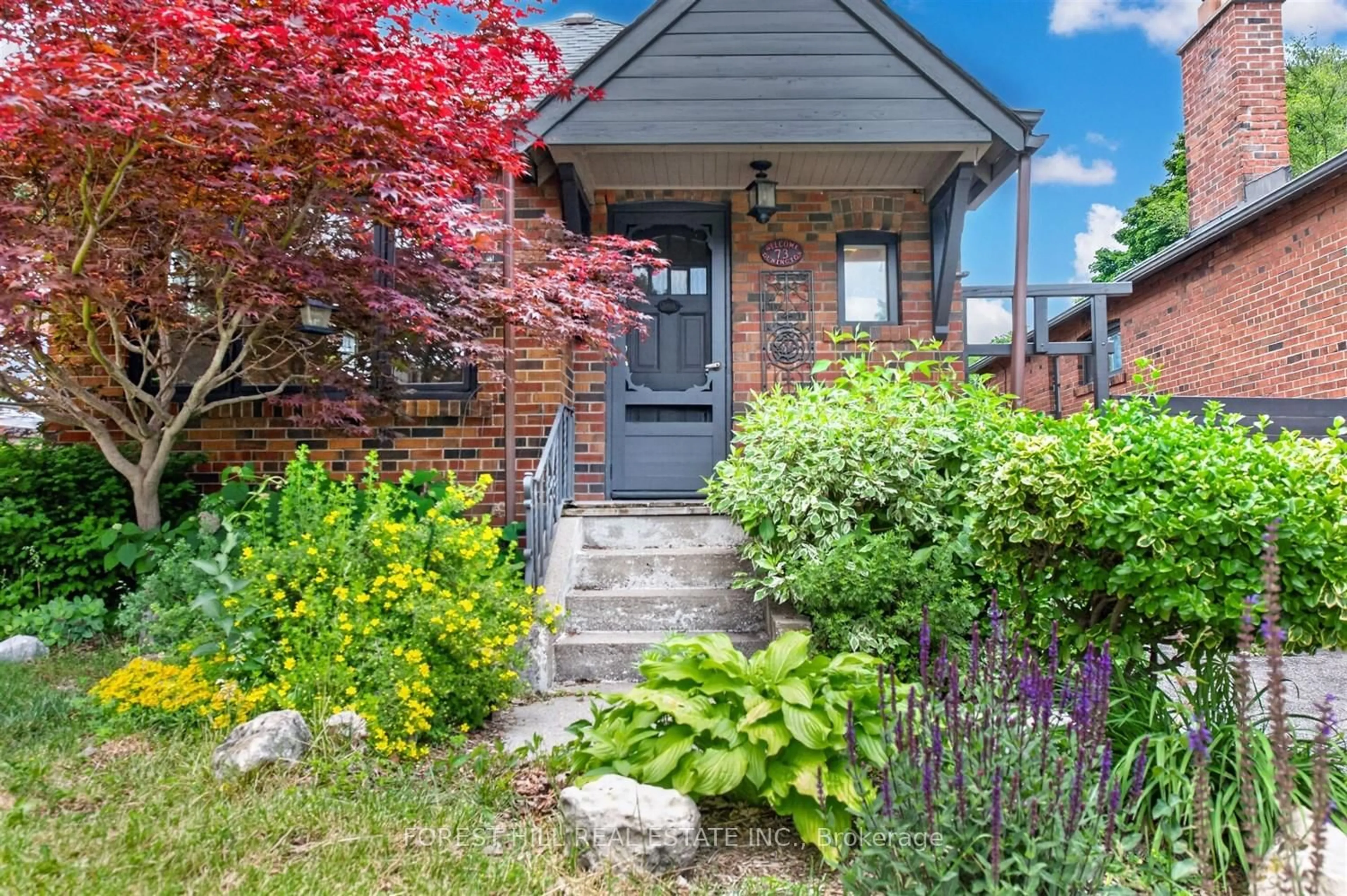Home with brick exterior material, street for 73 Dunington Dr, Toronto Ontario M1N 3E4