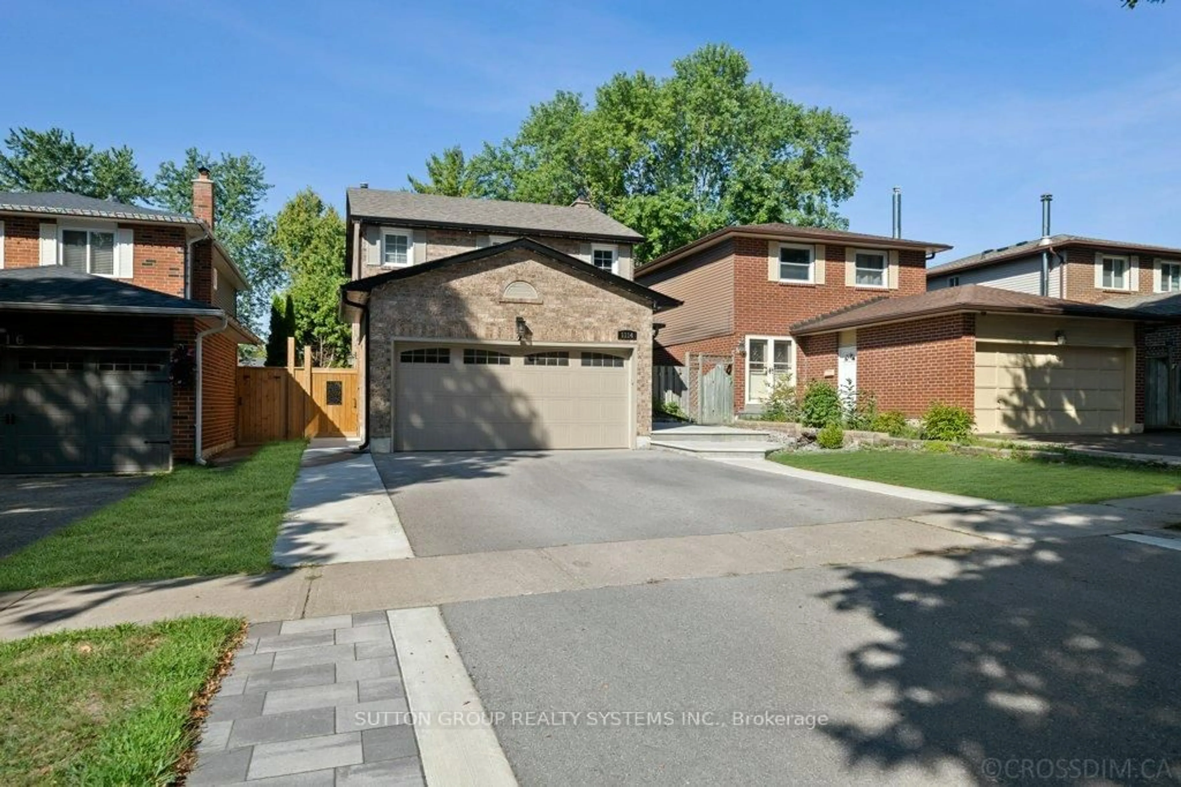 Home with brick exterior material, street for 1114 Cedarcroft Cres, Pickering Ontario L1X 1R5