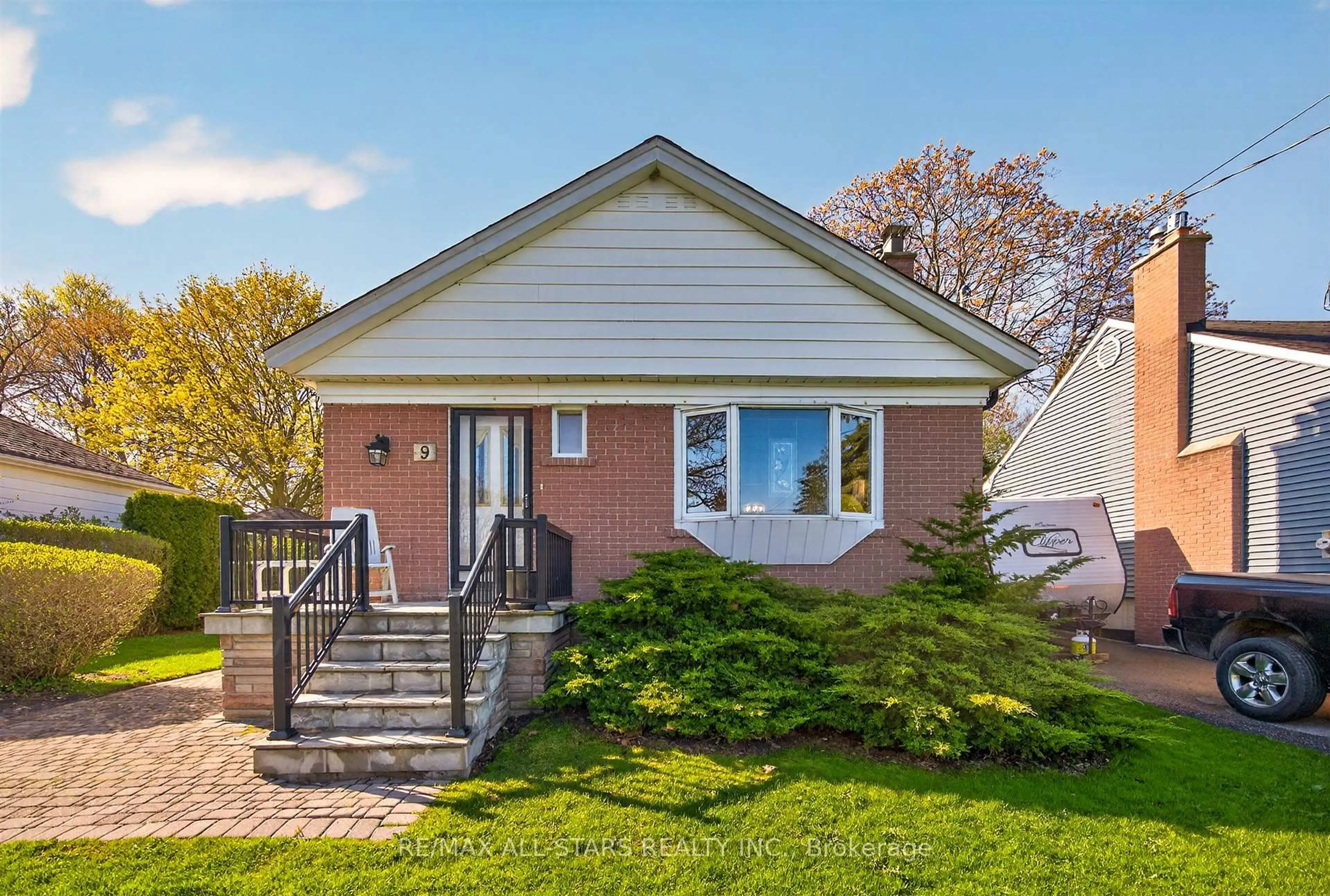 Home with brick exterior material, street for 9 Martindale Rd, Toronto Ontario M1M 2B6