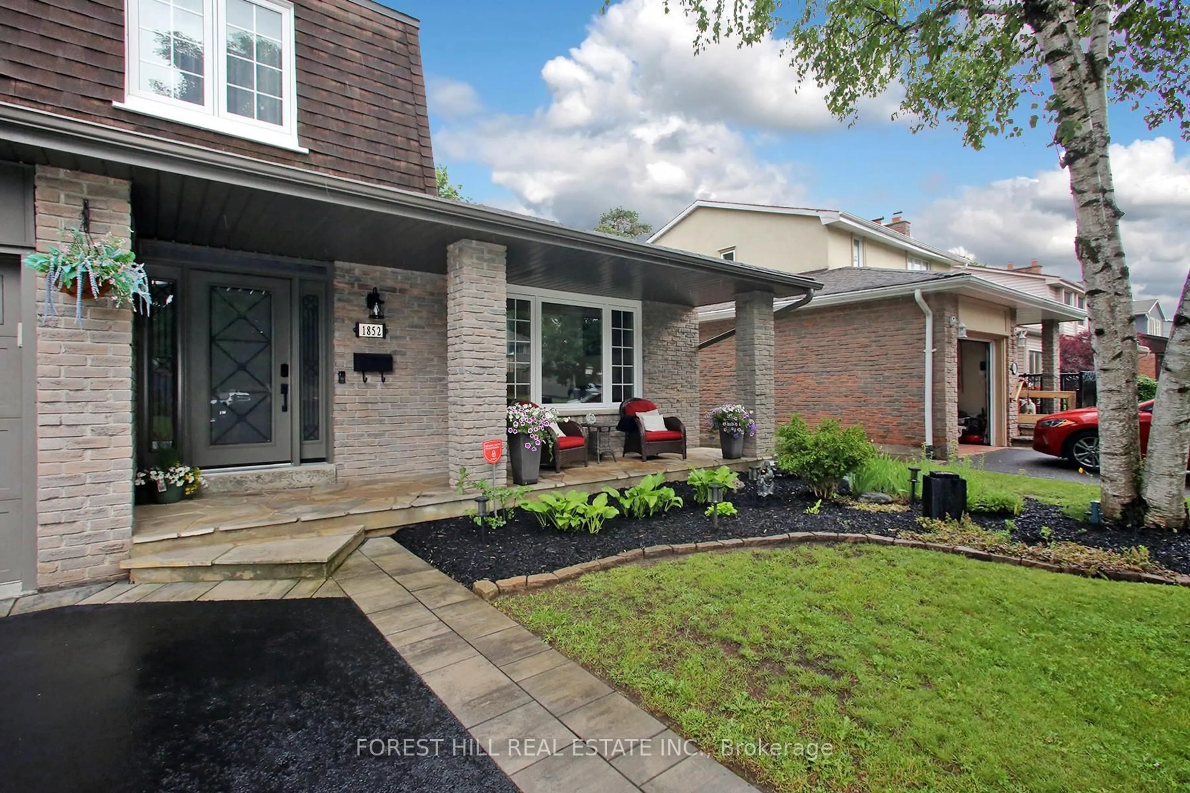 Home with brick exterior material, street for 1852 Bowler Dr, Pickering Ontario L1V 3E4
