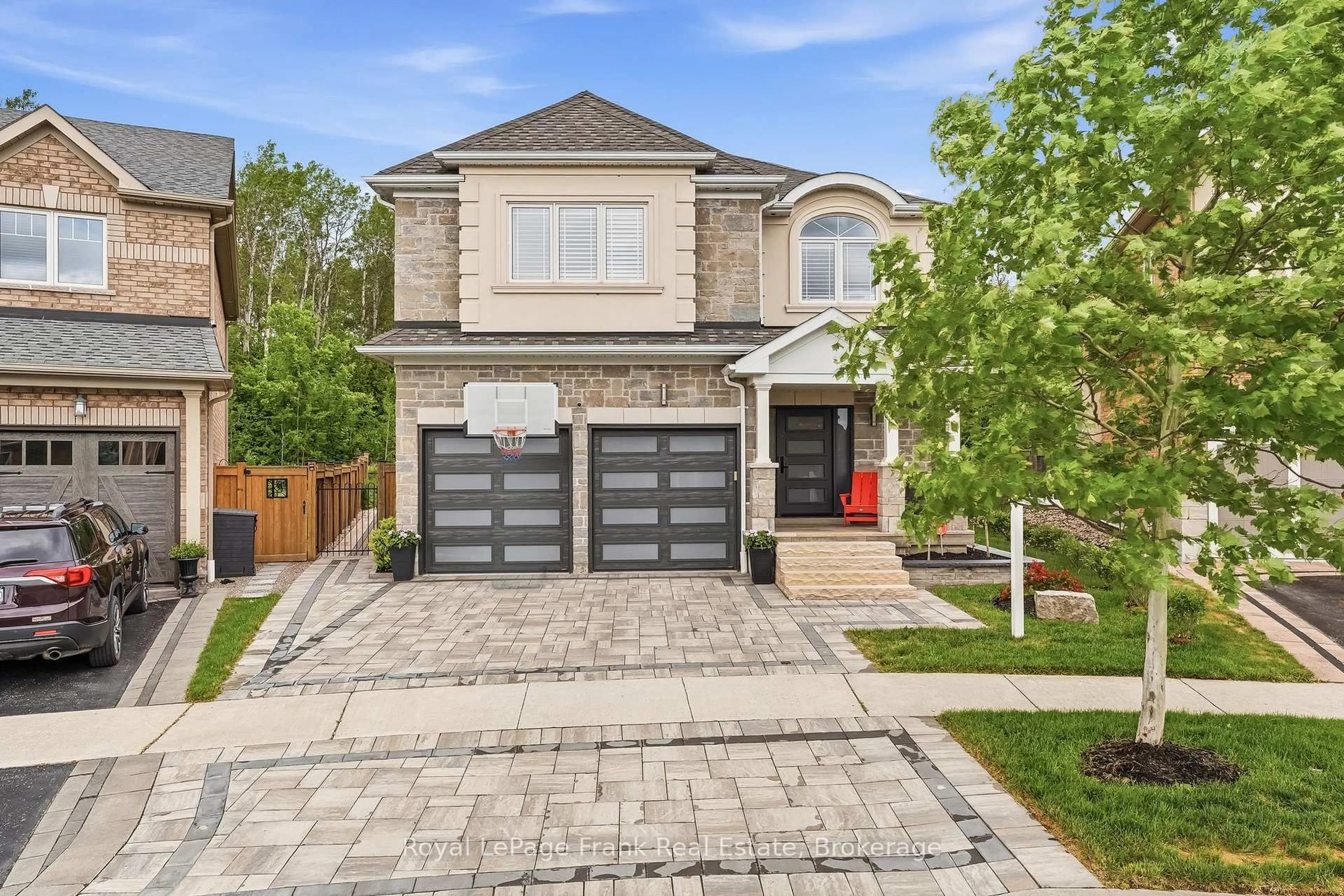 Home with brick exterior material, street for 24 Rushlands Cres, Whitby Ontario L1R 0J8