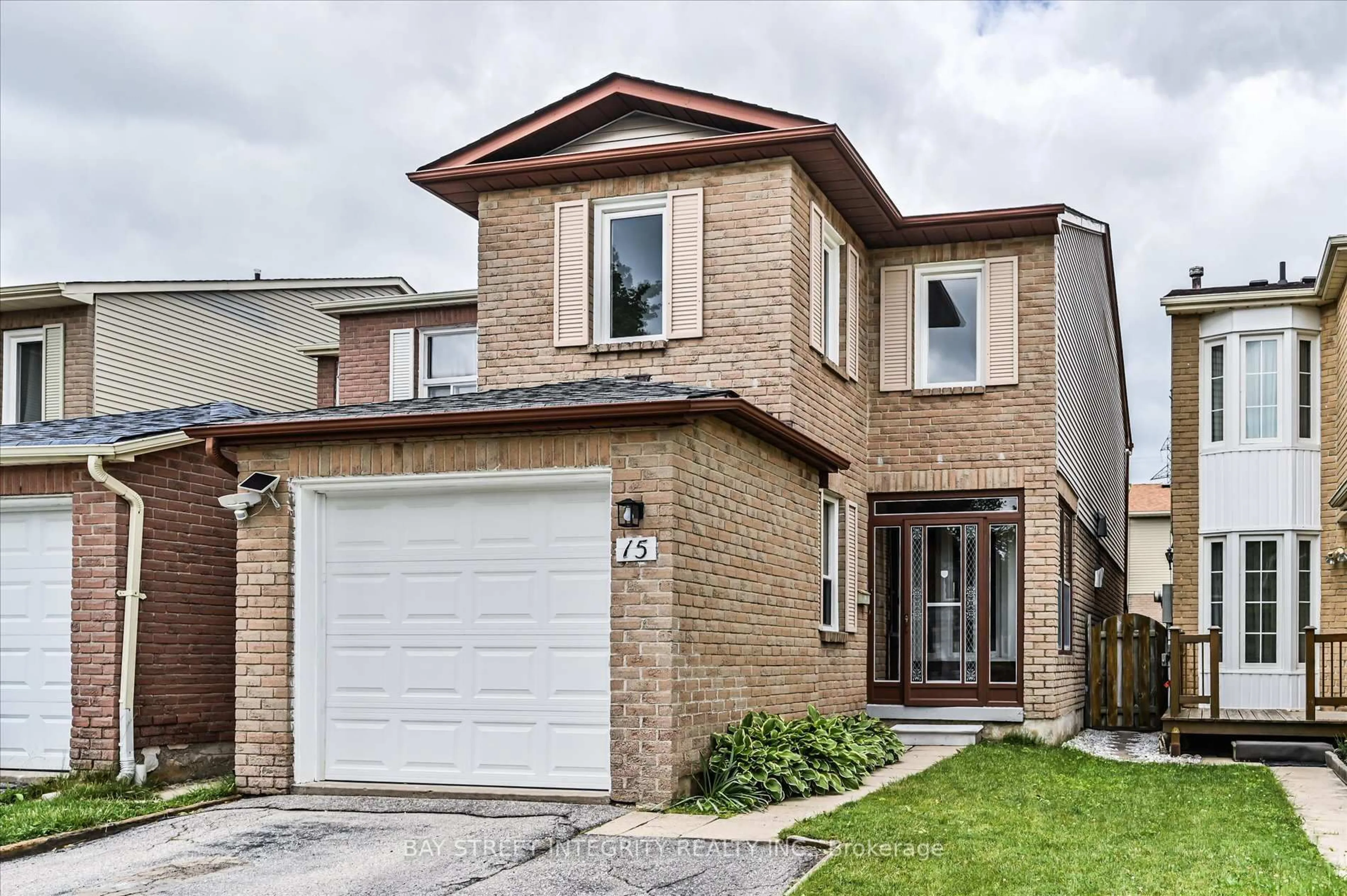 Home with brick exterior material, street for 15 Huntsmill Blvd, Toronto Ontario M1W 2Z8