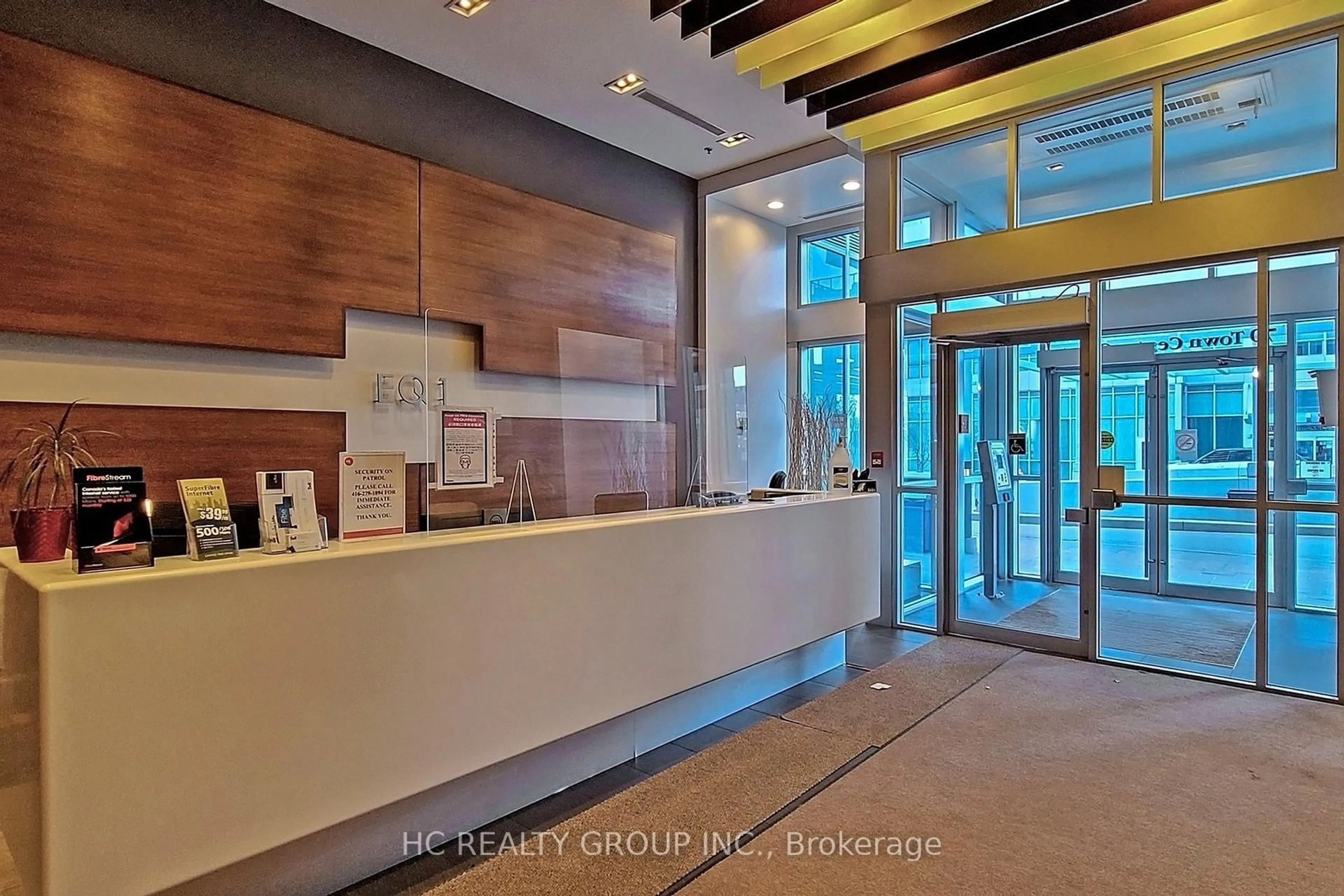 Lobby for 70 Town Centre Crt #2108, Toronto Ontario M1P 4Y7