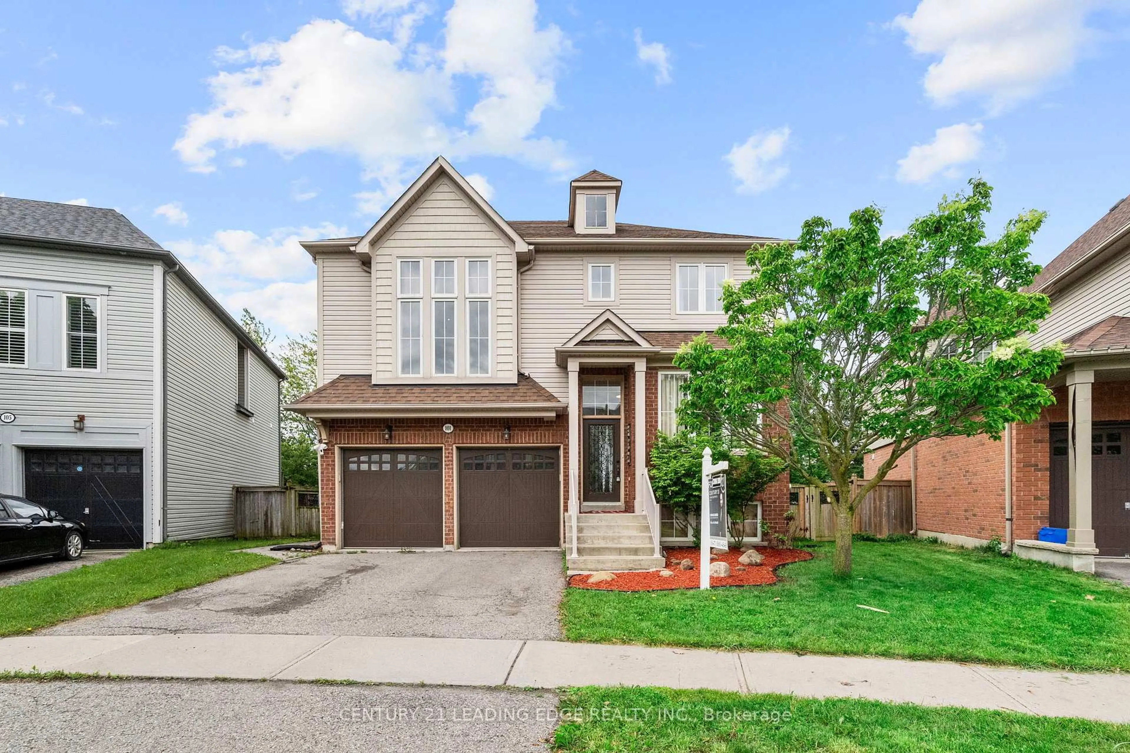 Home with brick exterior material, street for 101 Woodbine Pl, Oshawa Ontario L1L 1C5