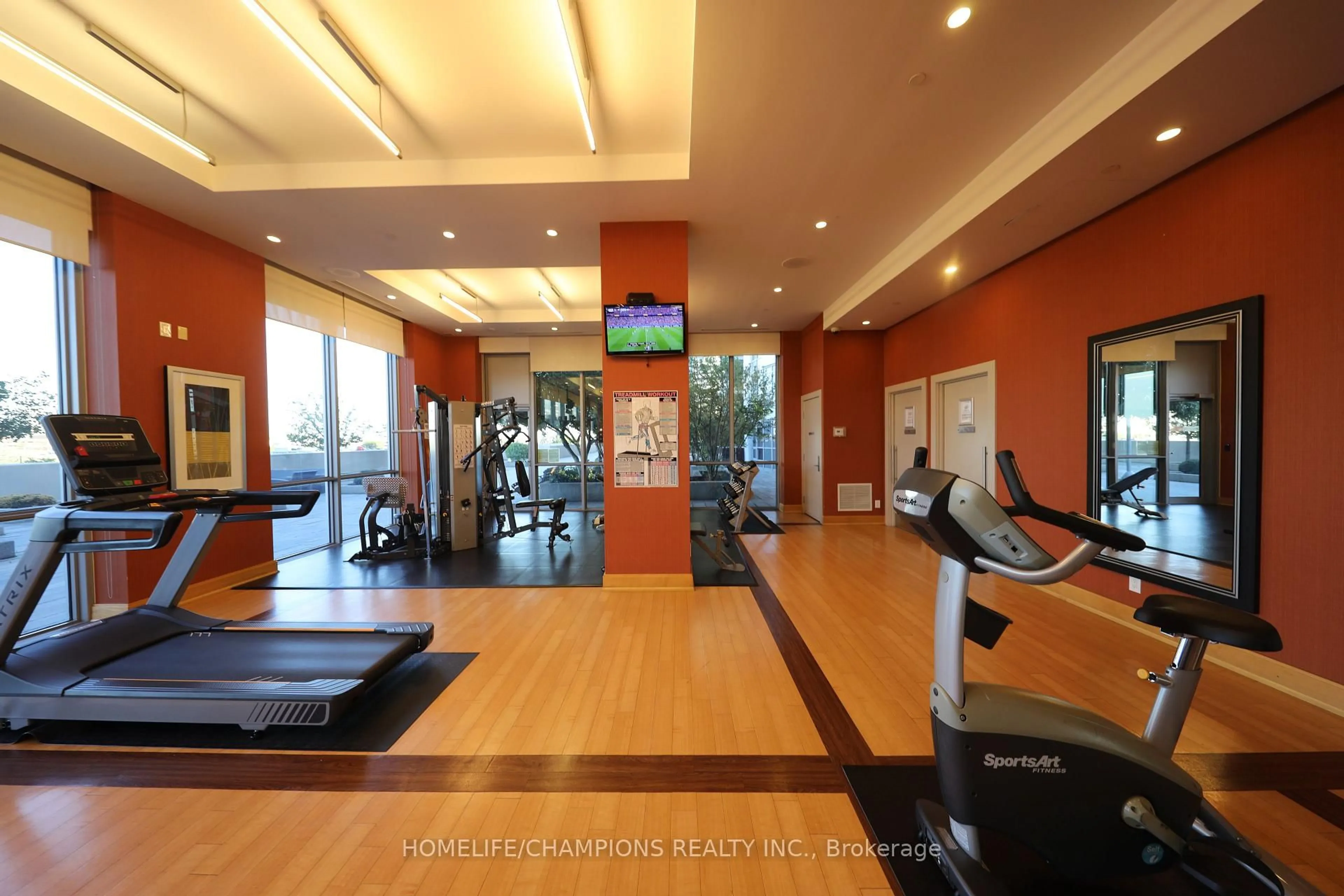 Gym or fitness room for 151 Village Green Sq #403, Toronto Ontario M1S 0K5