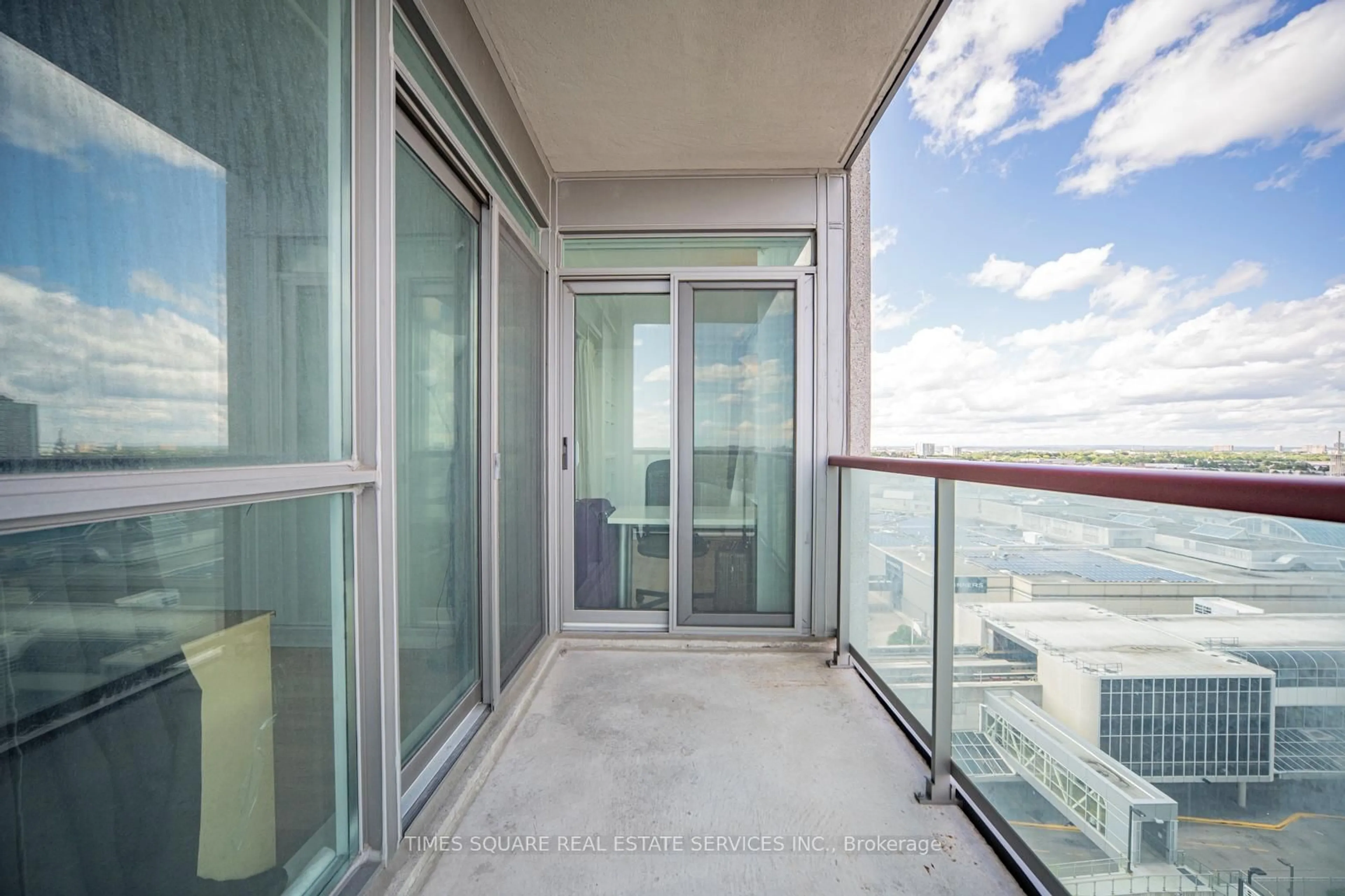 Balcony in the apartment, water/lake/river/ocean view for 50 Brian Harrison Way #1103, Toronto Ontario M1P 5J4