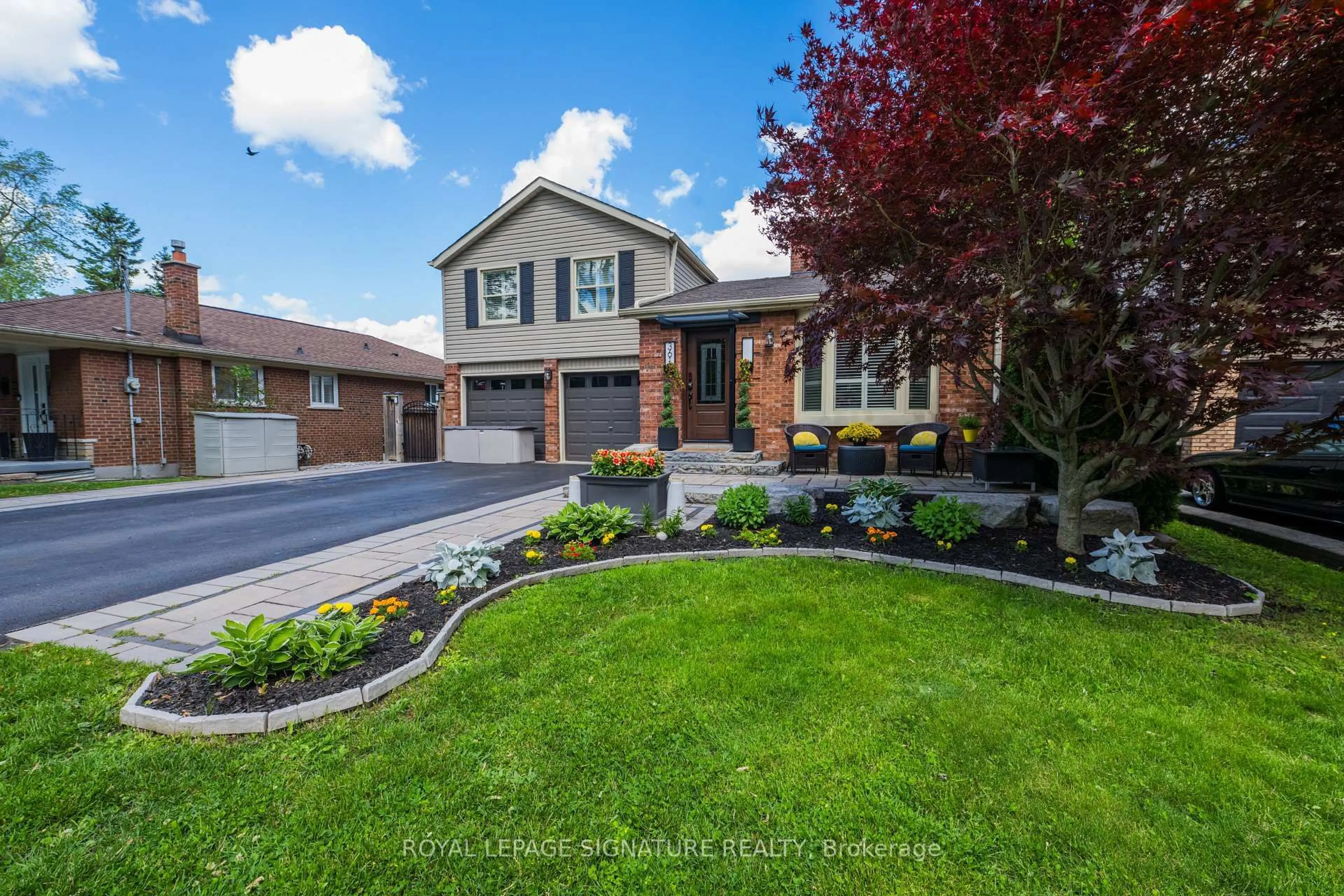 Home with brick exterior material, street for 361 Dyson Rd, Pickering Ontario L1W 2N2
