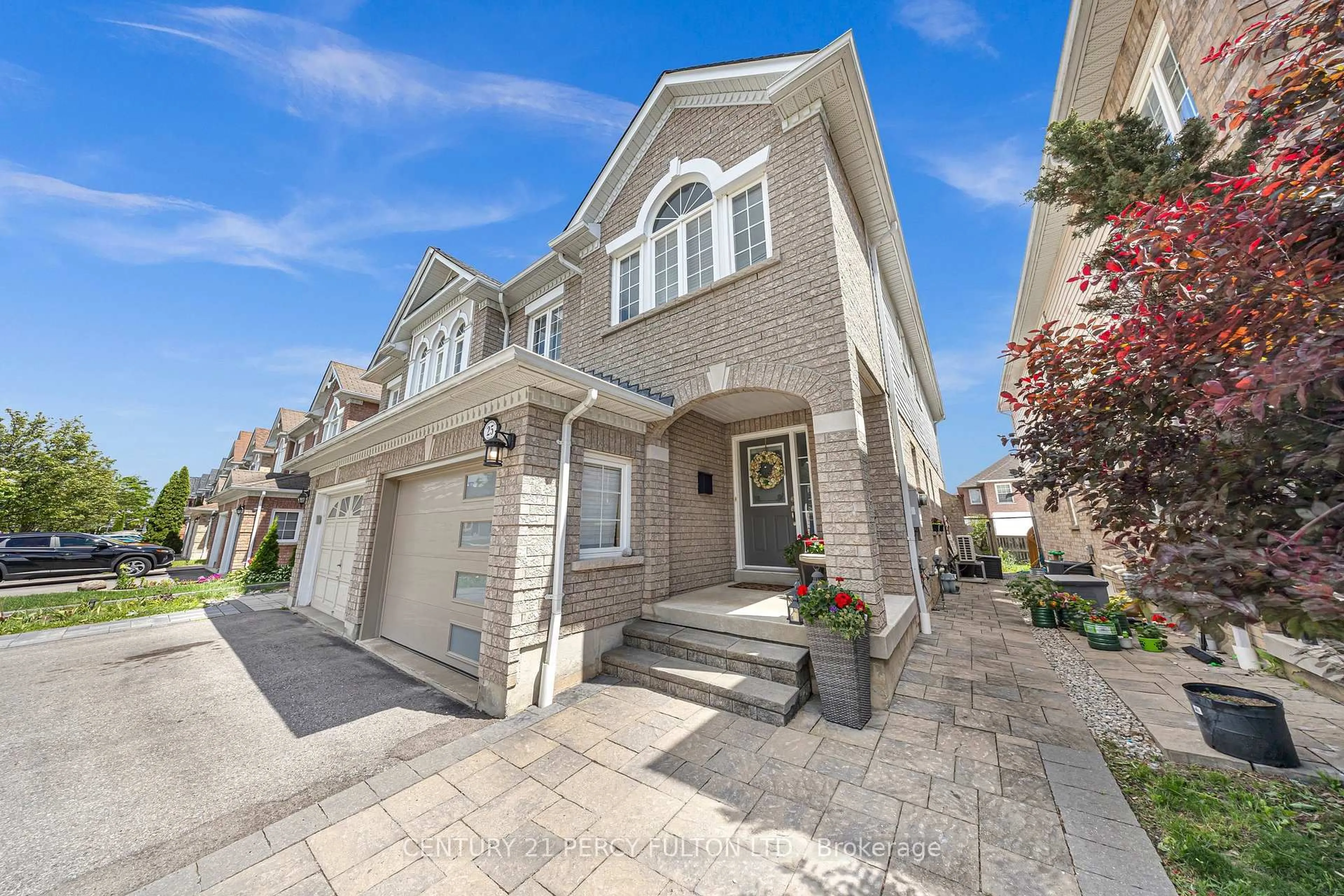 Home with brick exterior material, street for 25 Jonesridge Dr, Ajax Ontario L1T 4Z6