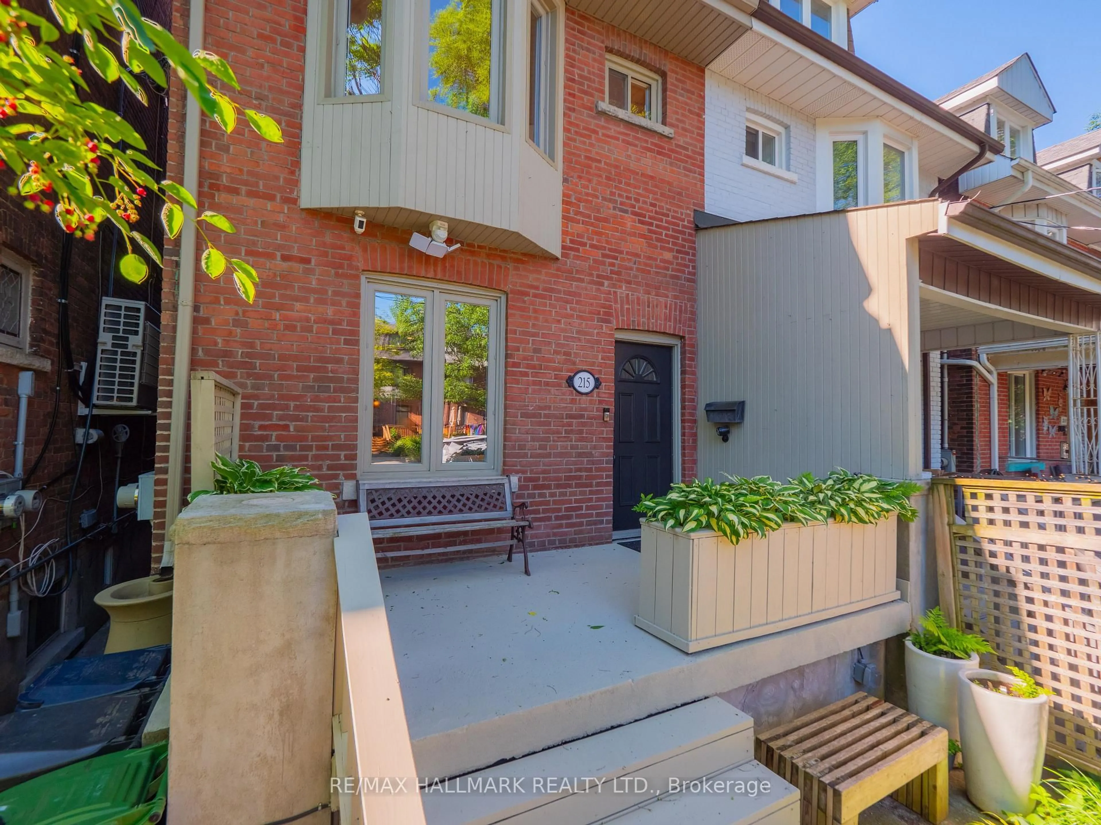 Home with brick exterior material, street for 215 Fulton Ave, Toronto Ontario M4K 1Y4